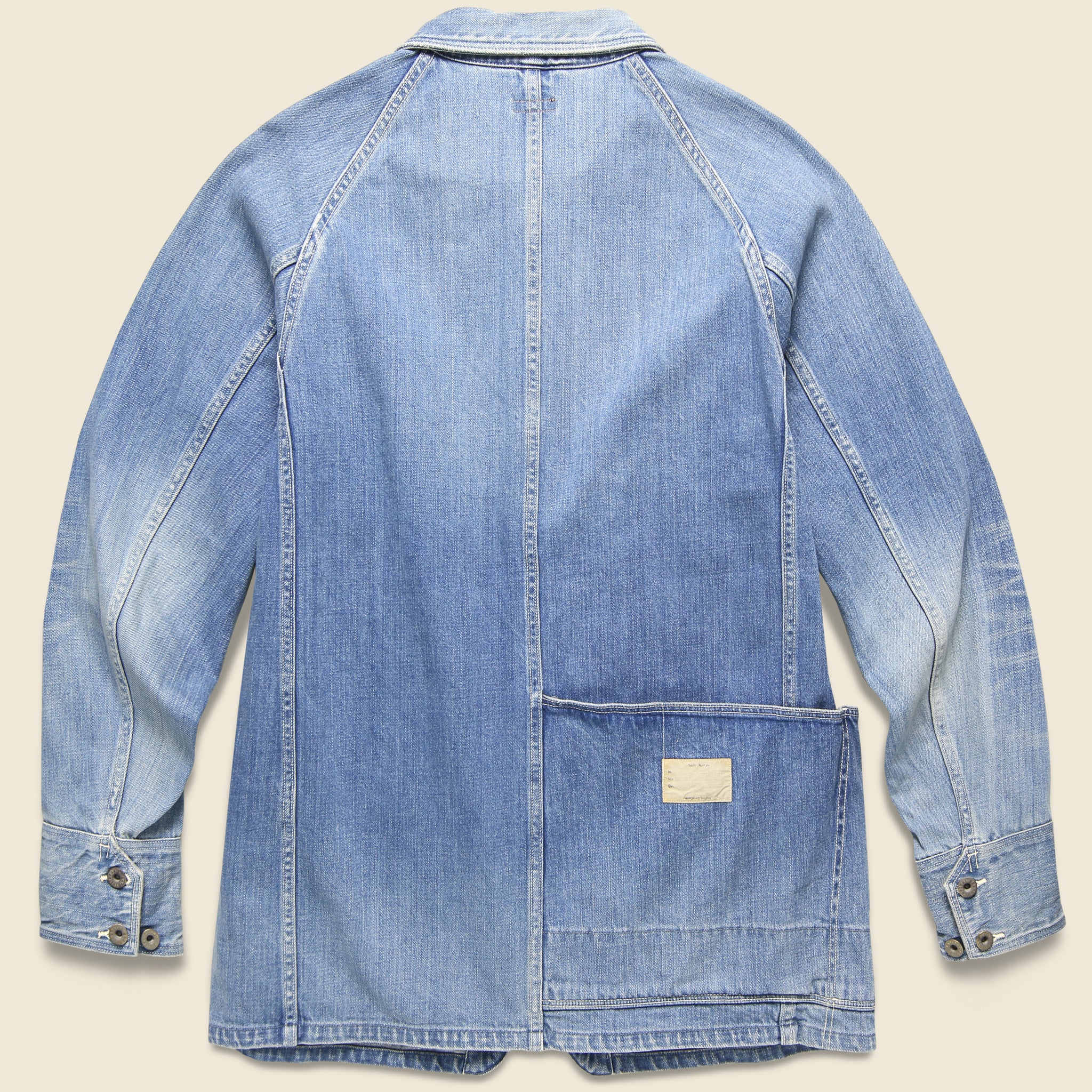 Kapital, 12oz Denim Cactus Coverall Jacket - Light Wash