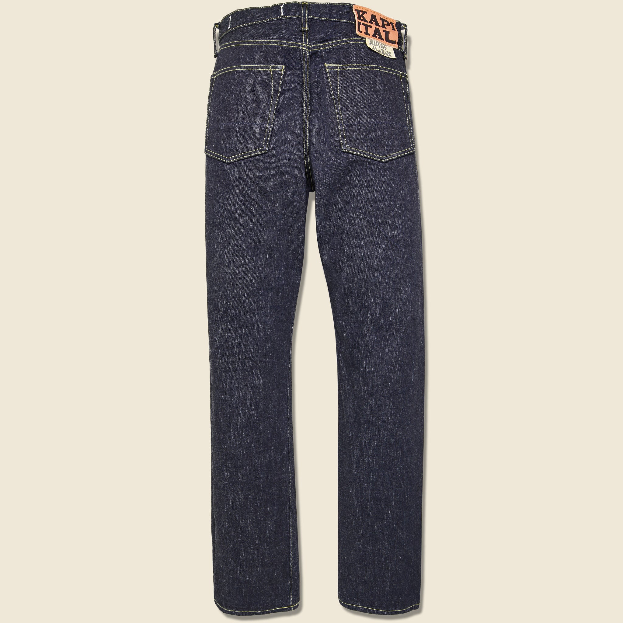 Kapital, 14oz Denim 5P MONKEYCISCO Pants - One Wash