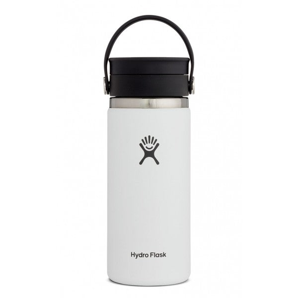 Hydro Flask, 16 oz Coffee with Flex Sip Lid Bottle - White