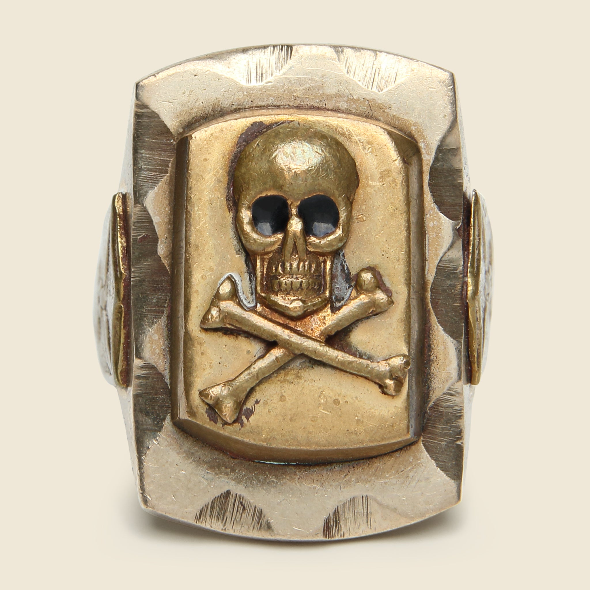 Vintage, 1950s Mexican Souvenir Skull Ring