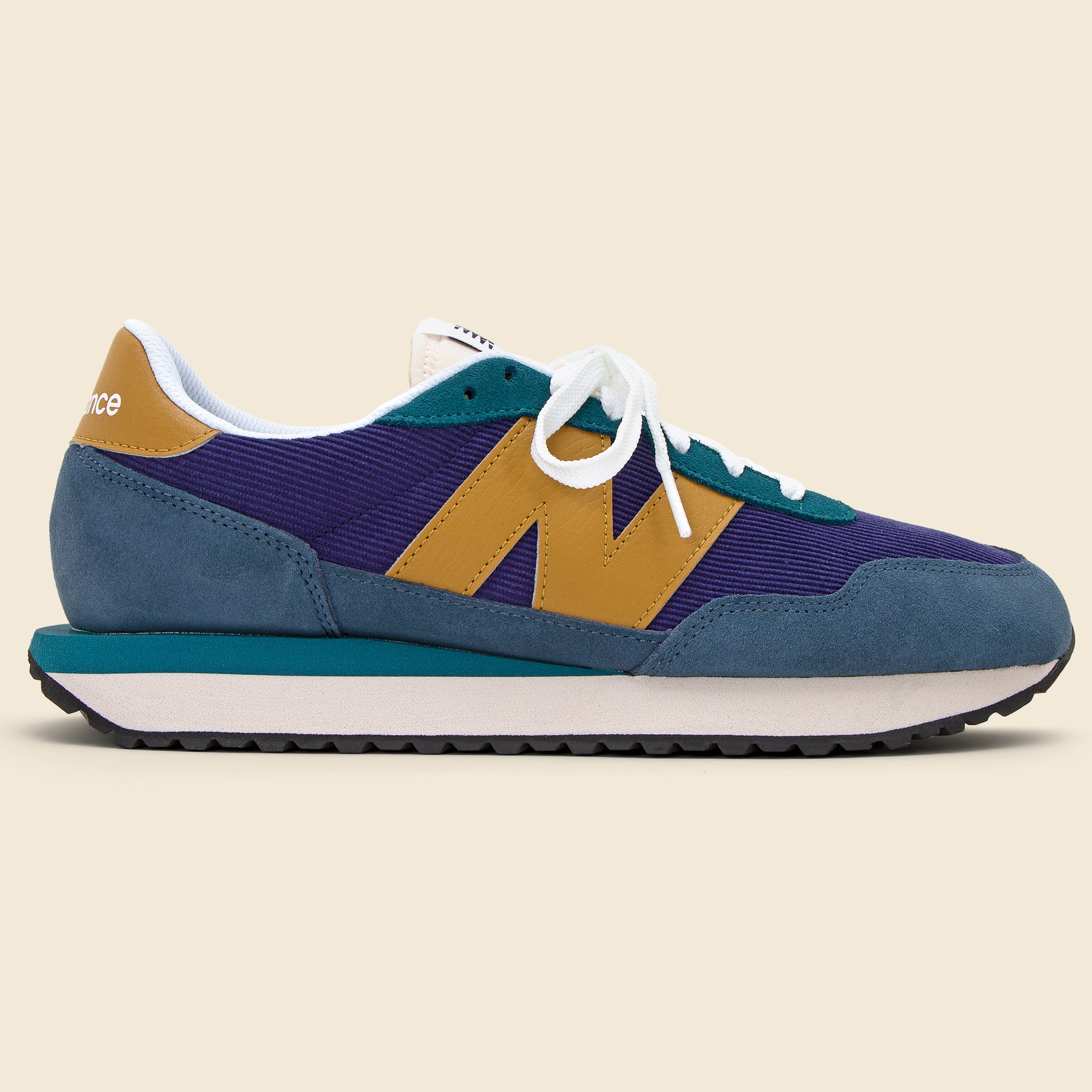 New Balance, 237V1 Sneaker - Mountain Teal/ Gold Moss