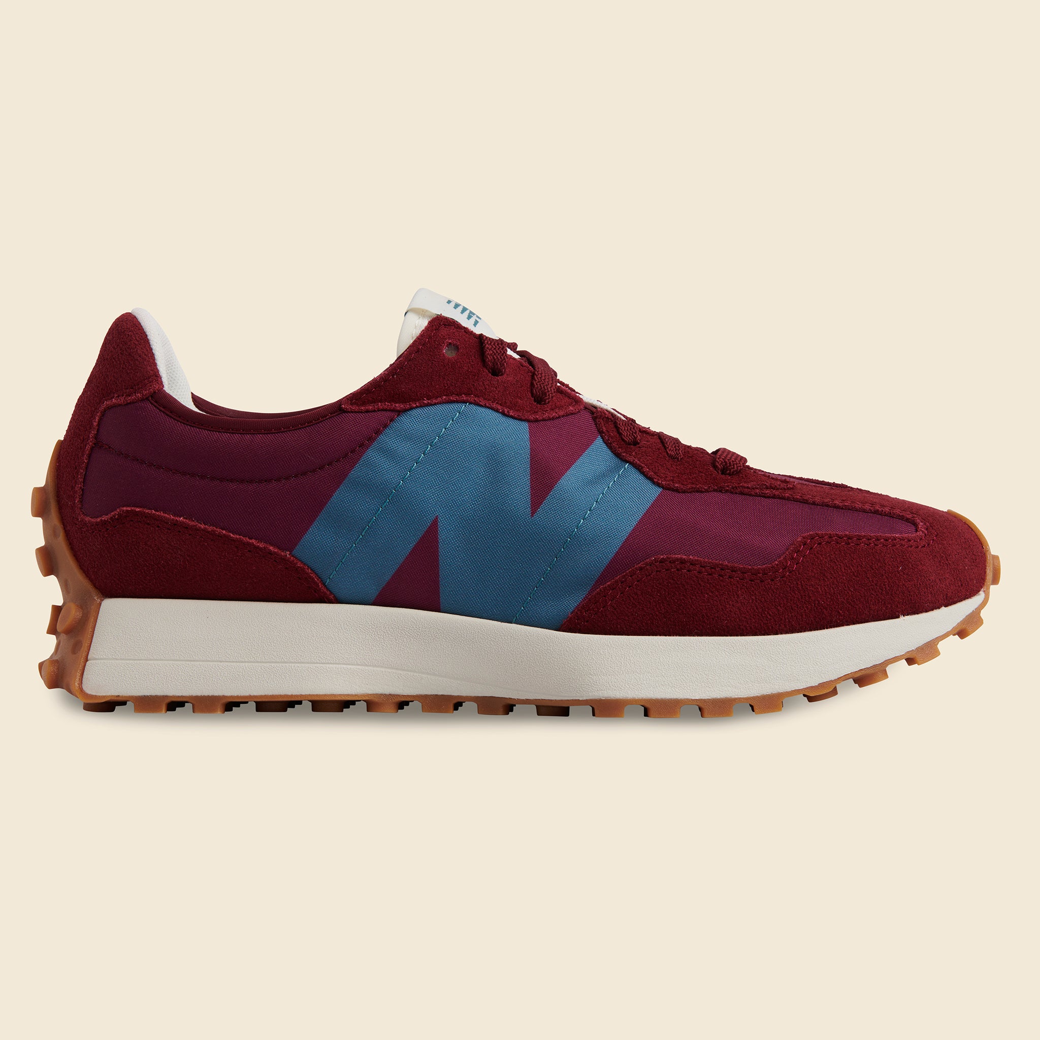 New Balance, 327V1 Sneaker - Garnet/Indigo