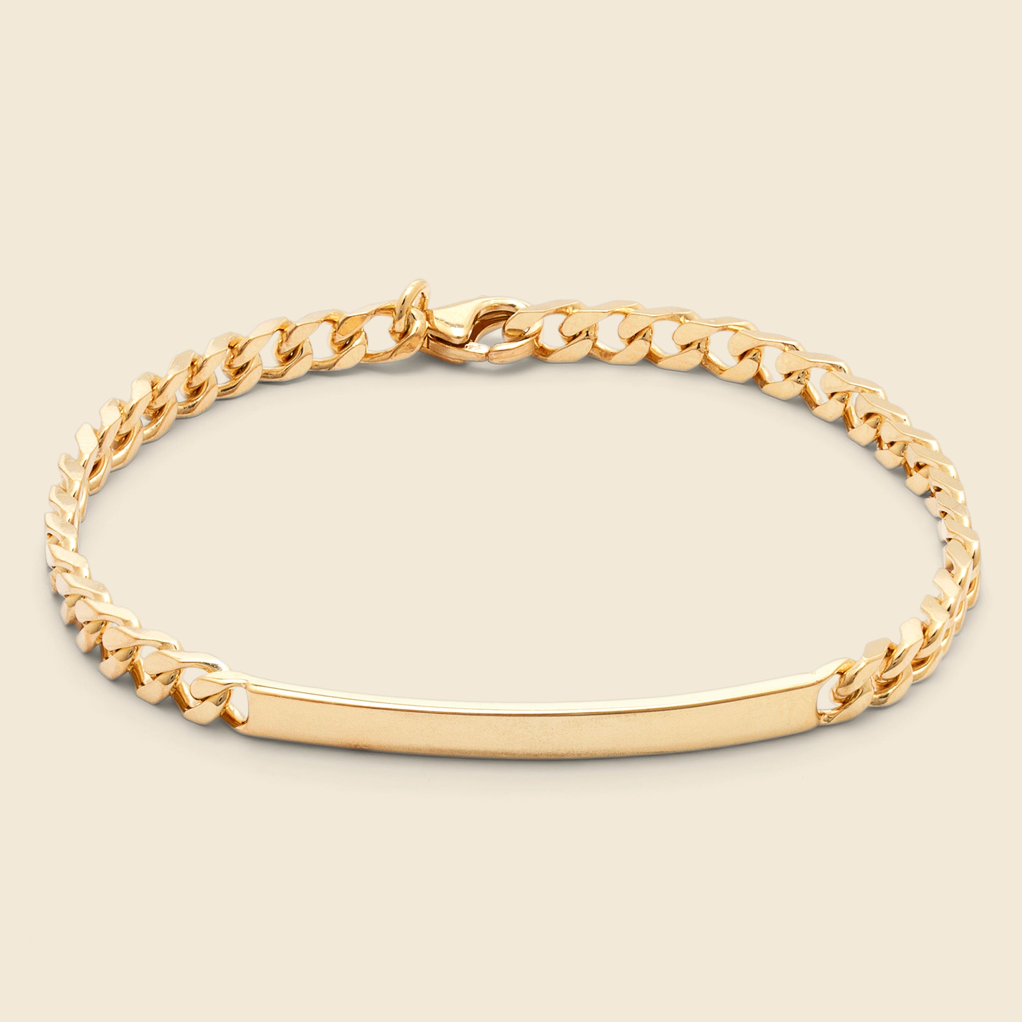 Miansai, 3mm ID Chain Bracelet - Gold Vermeil