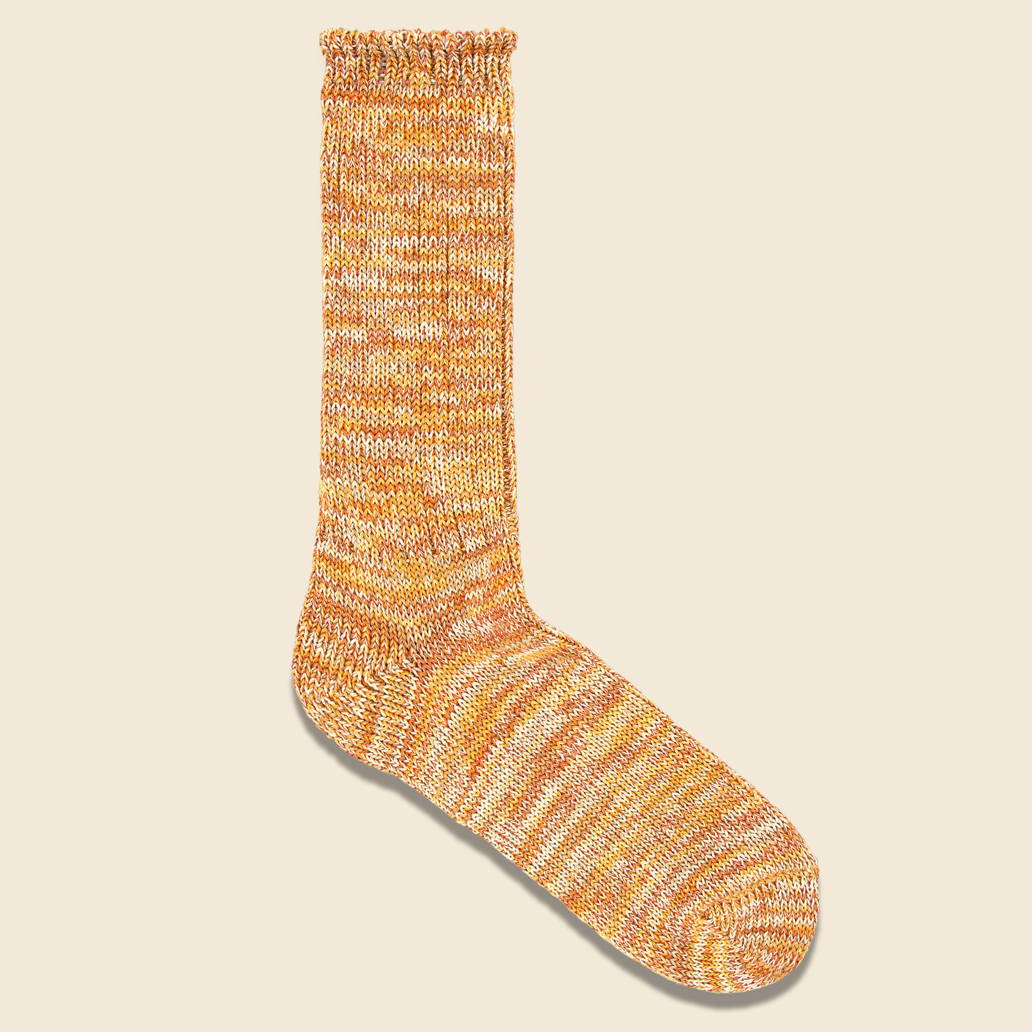 Anonymous Ism, 5 Color Mix Crew Sock - Gold