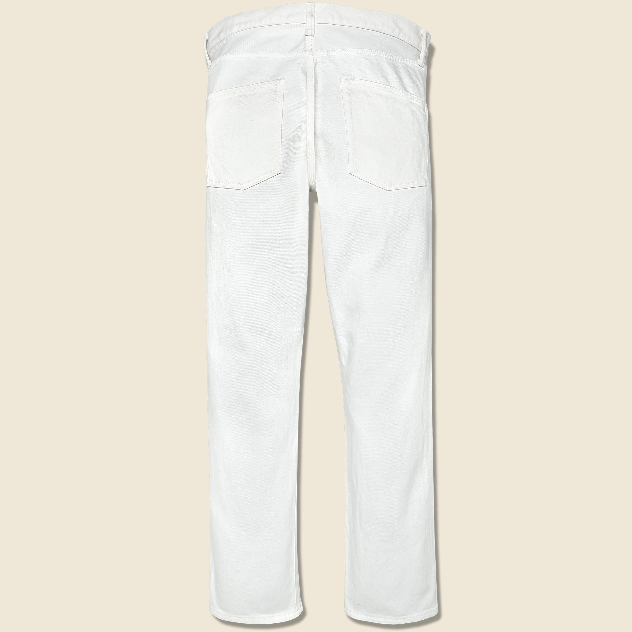 BEAMS+, 5 Pocket Denim - White