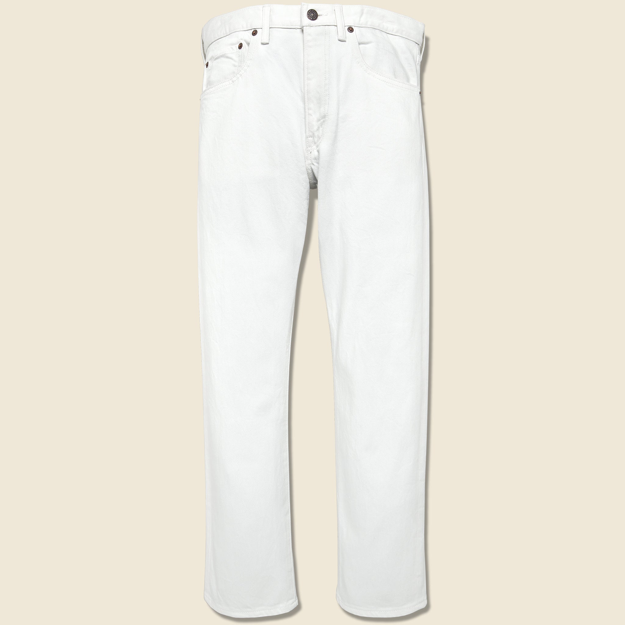 BEAMS+, 5 Pocket Denim - White