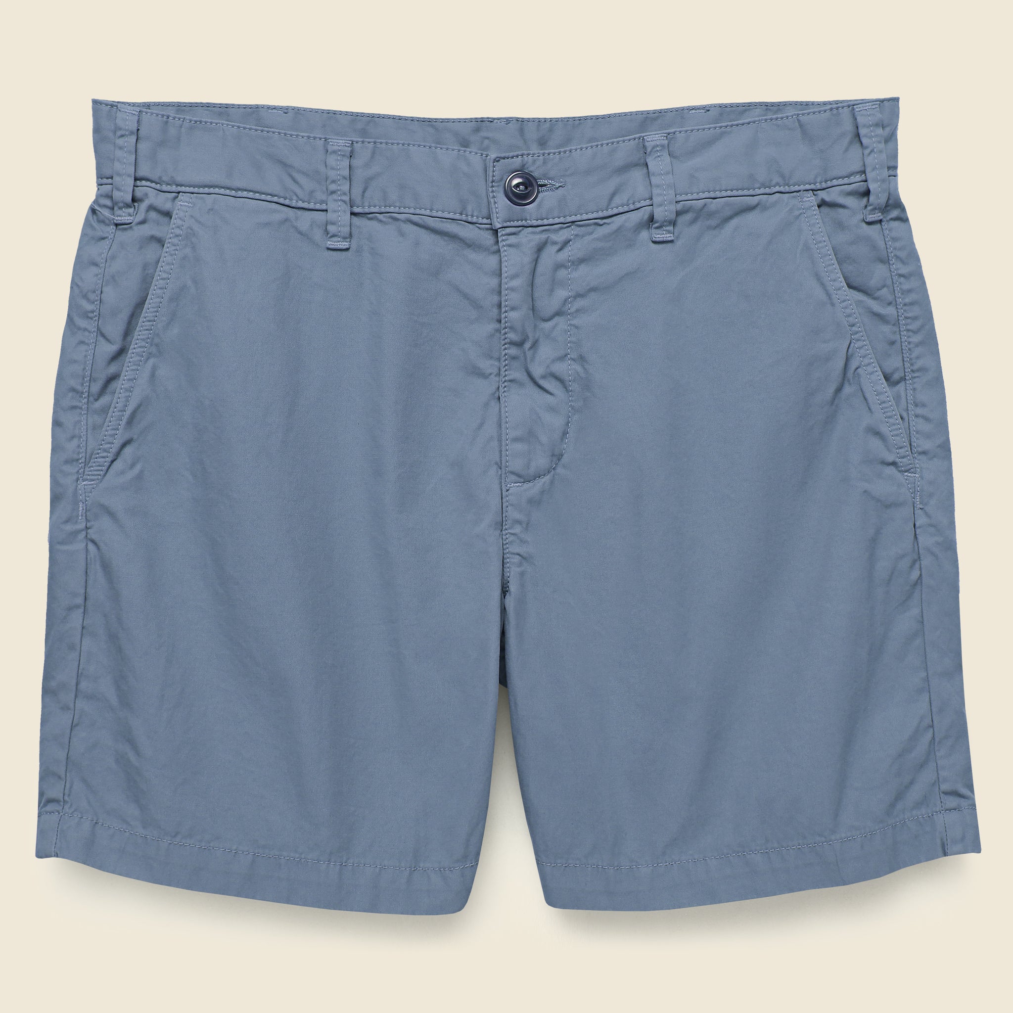 Save Khaki, 6-inch Twill Bermuda Short - Wave