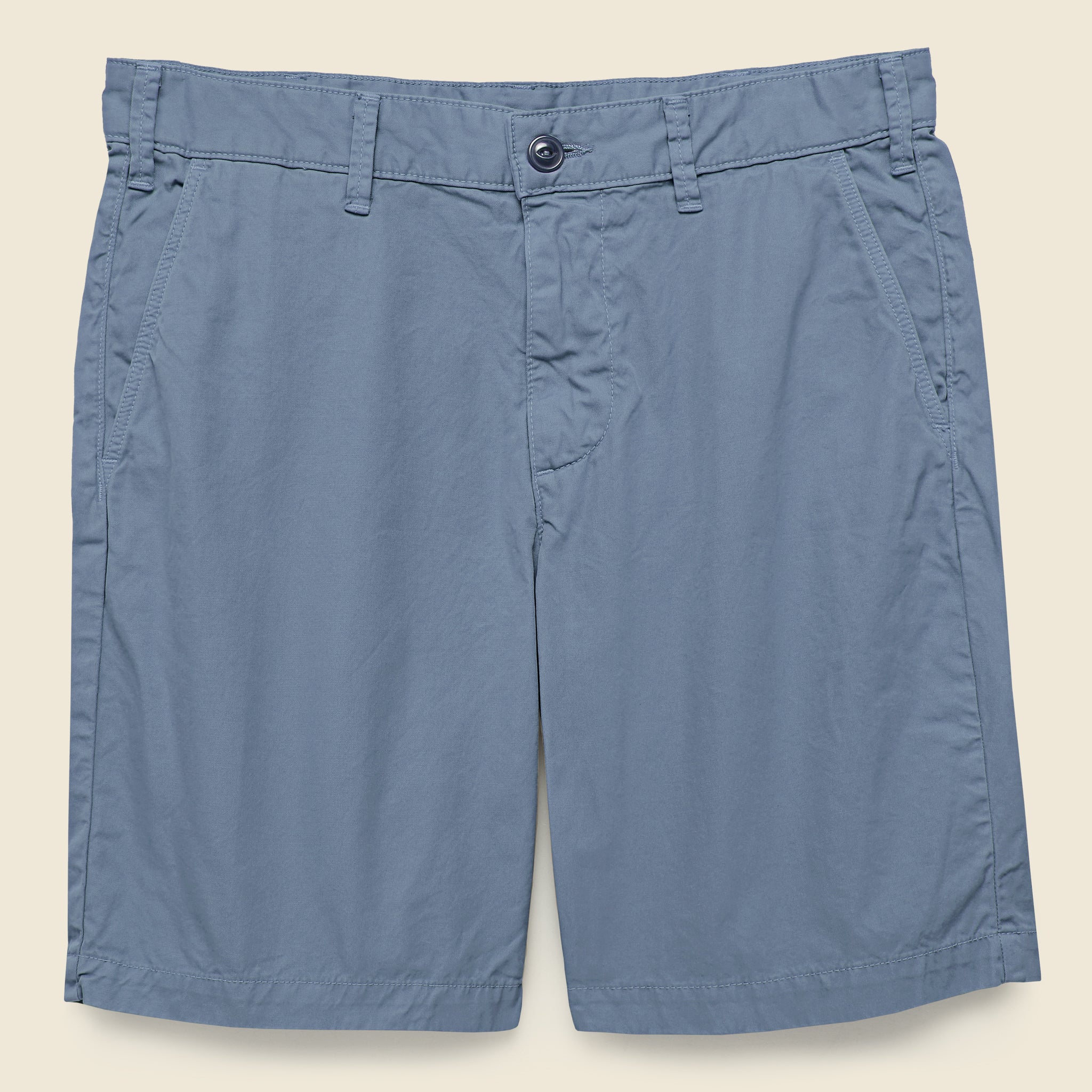 Save Khaki, 8-inch Twill Bermuda Short - Wave