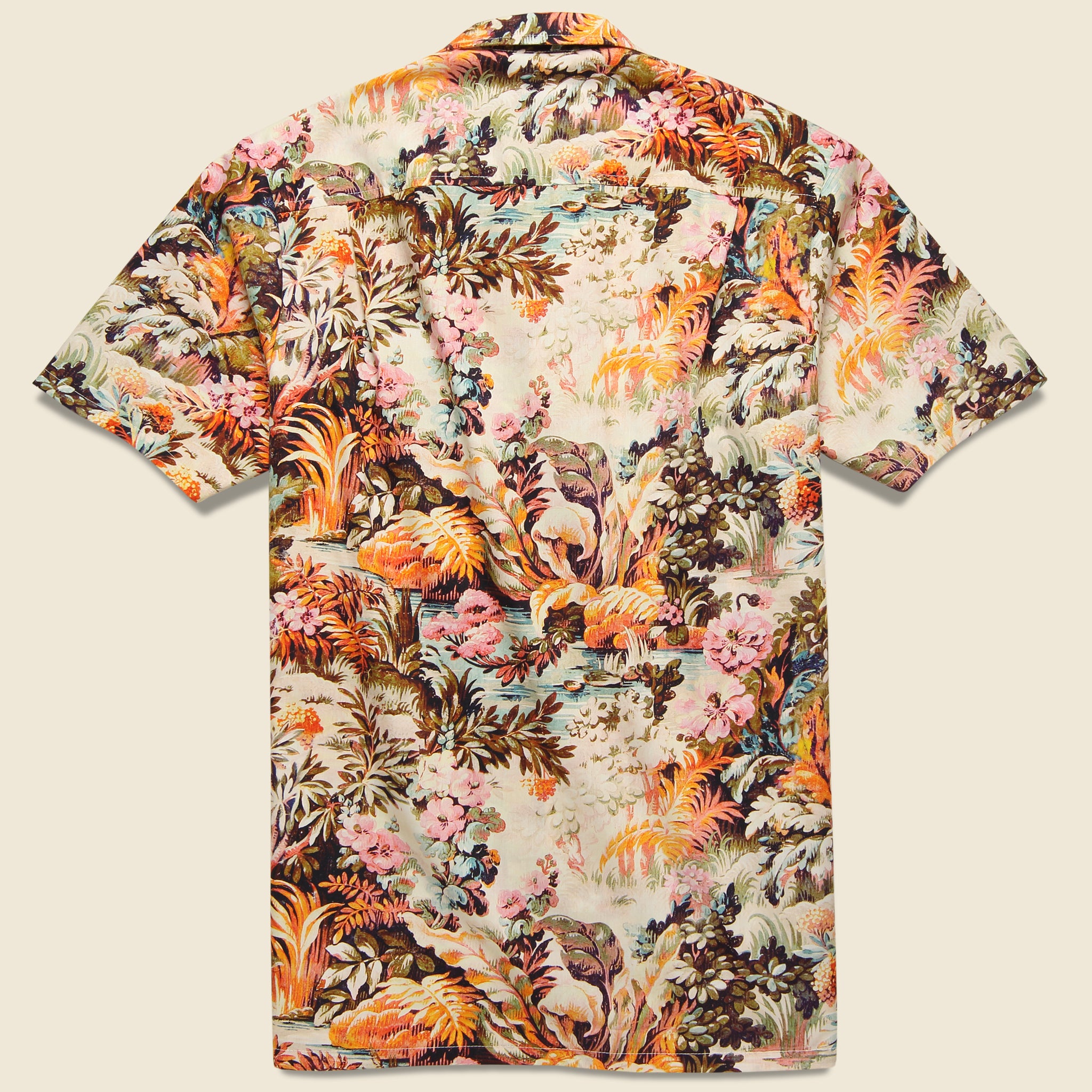 Bather, Acid Forest Button Up Shirt - Multi