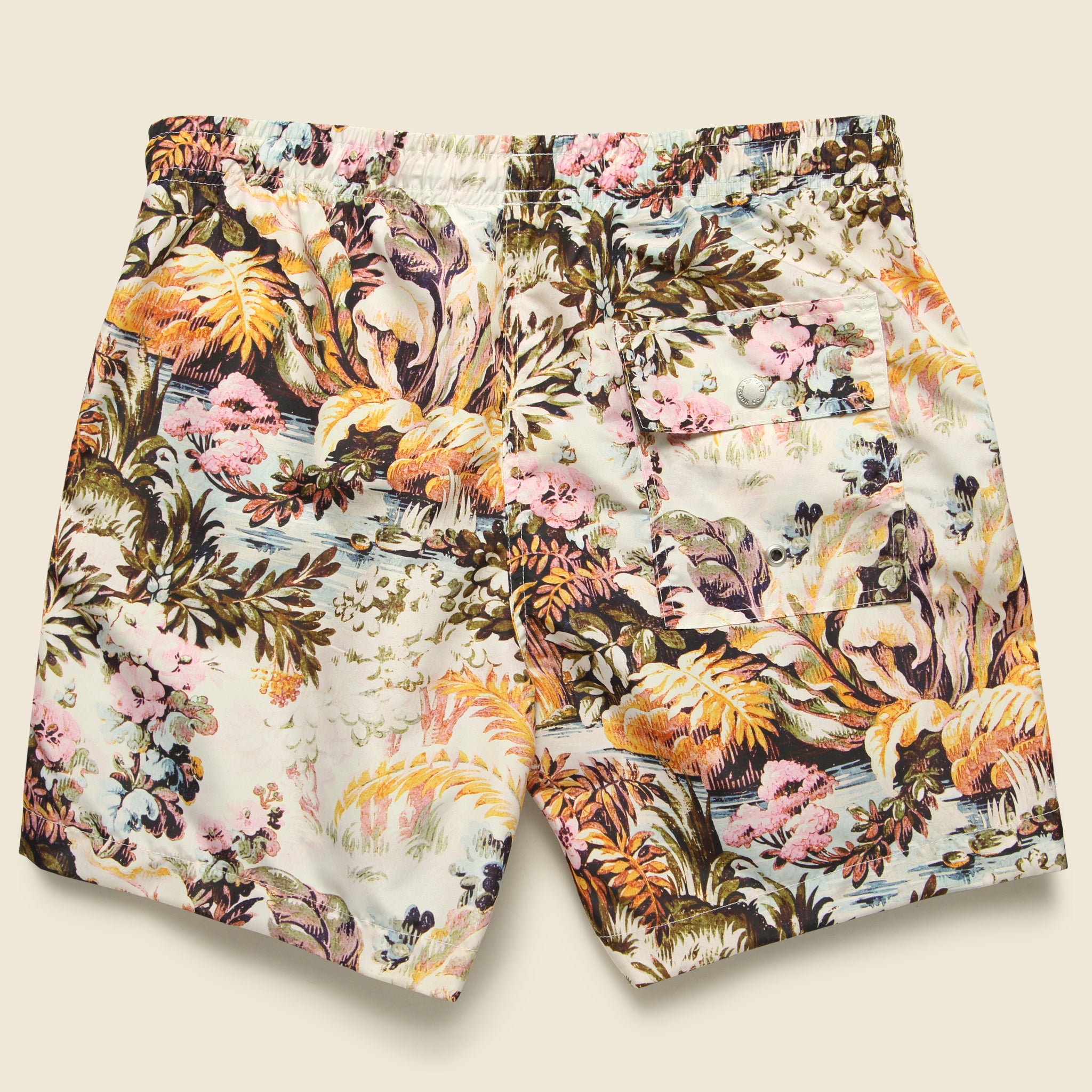 Bather, Acid Forest Swim Trunk - Multi