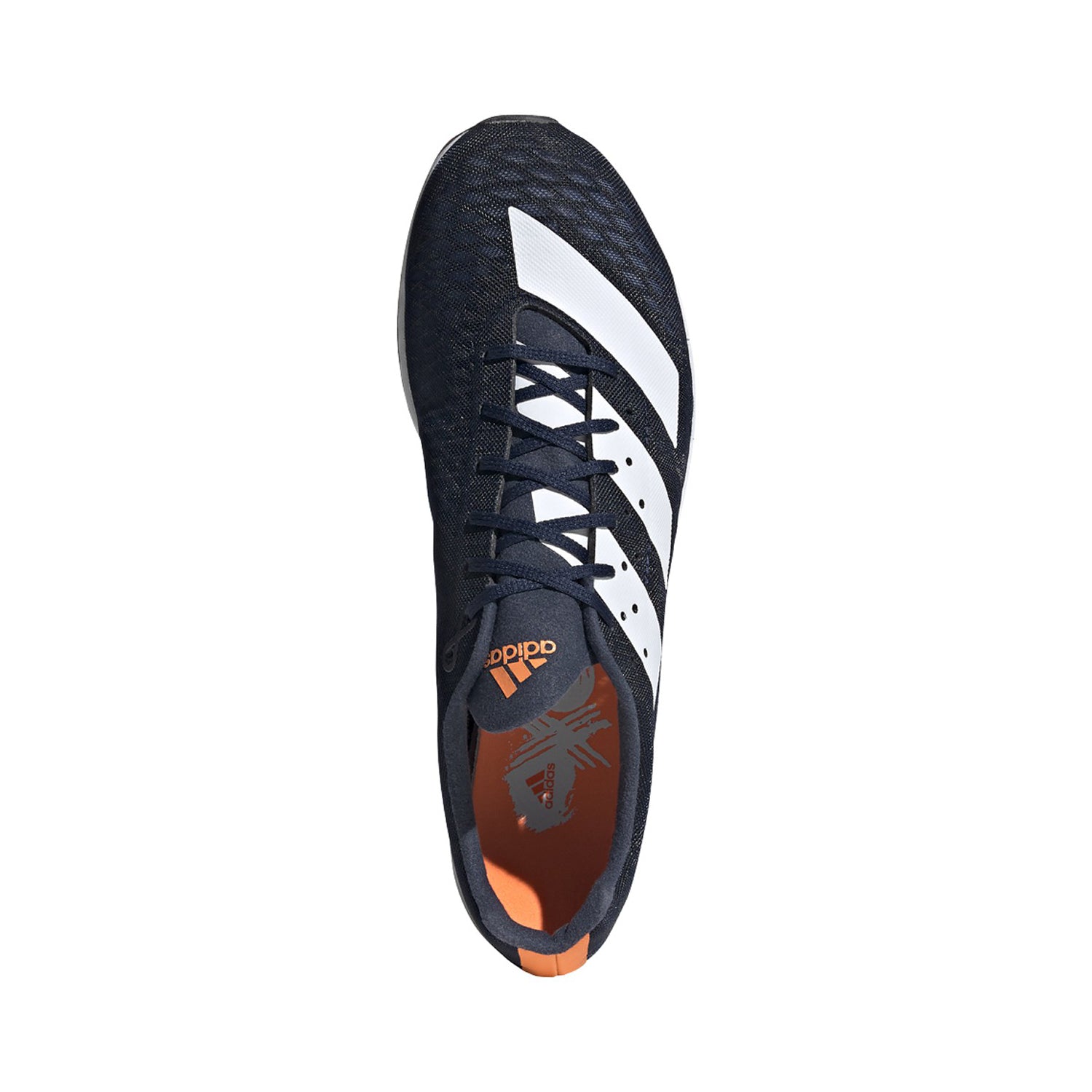 adidas, Adizero XC Sprint Spike - Collegiate Navy/Footwear White/Signal Orange- Regular (D)