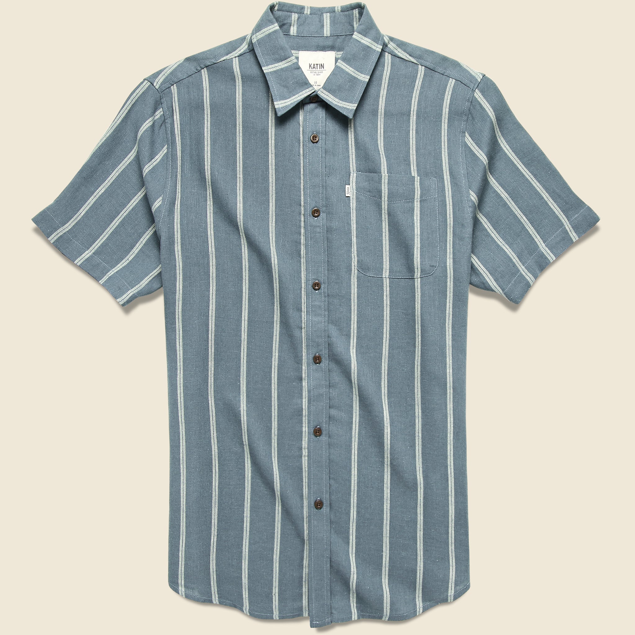 Katin, Alan Shirt - Steel Blue