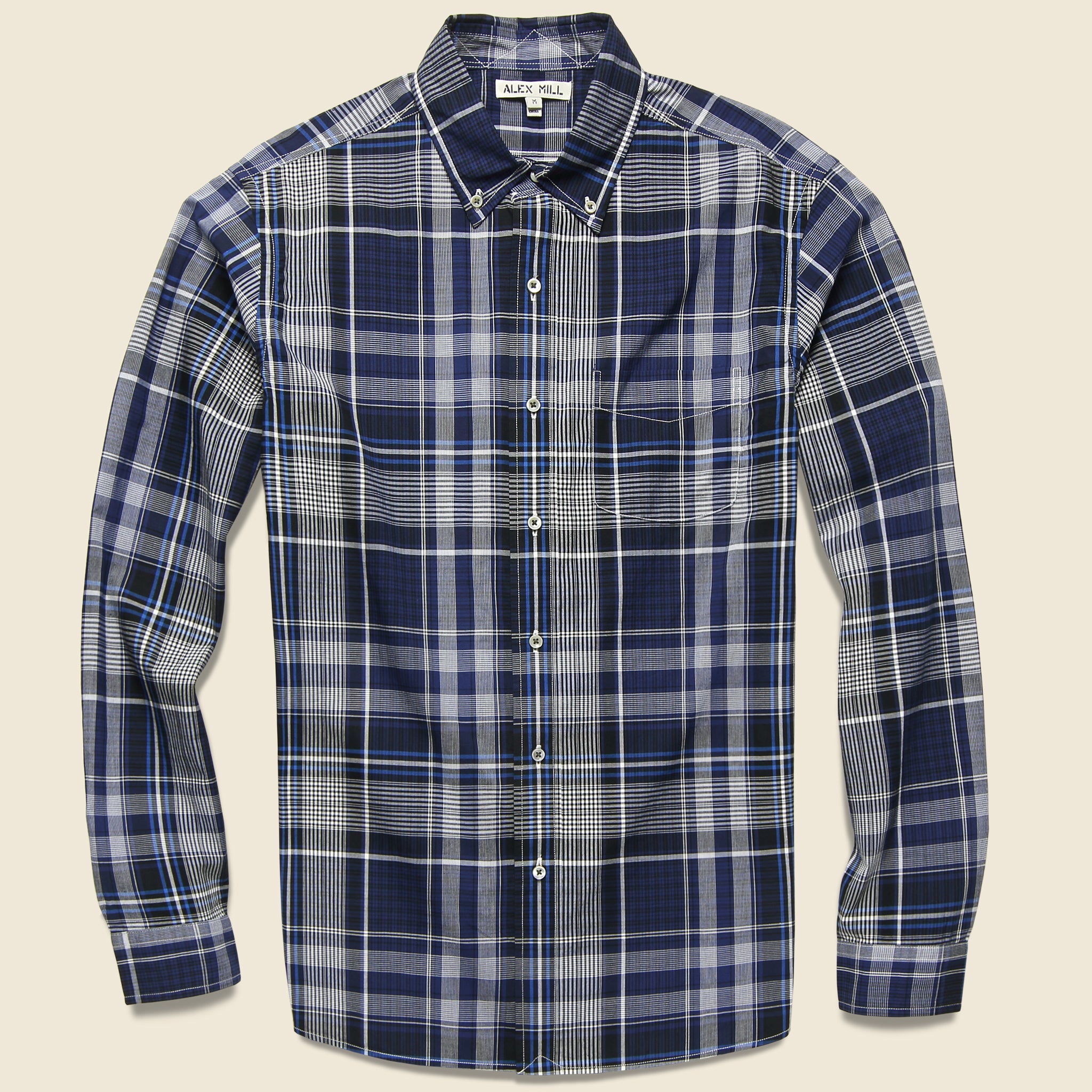 Alex Mill, Alex Mill - L/S Lightweight Plaid Shirt, SS19