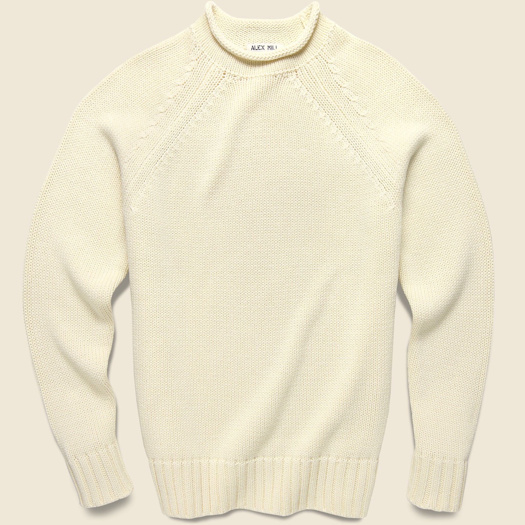 Alex Mill, Alex Roll Neck - Ivory