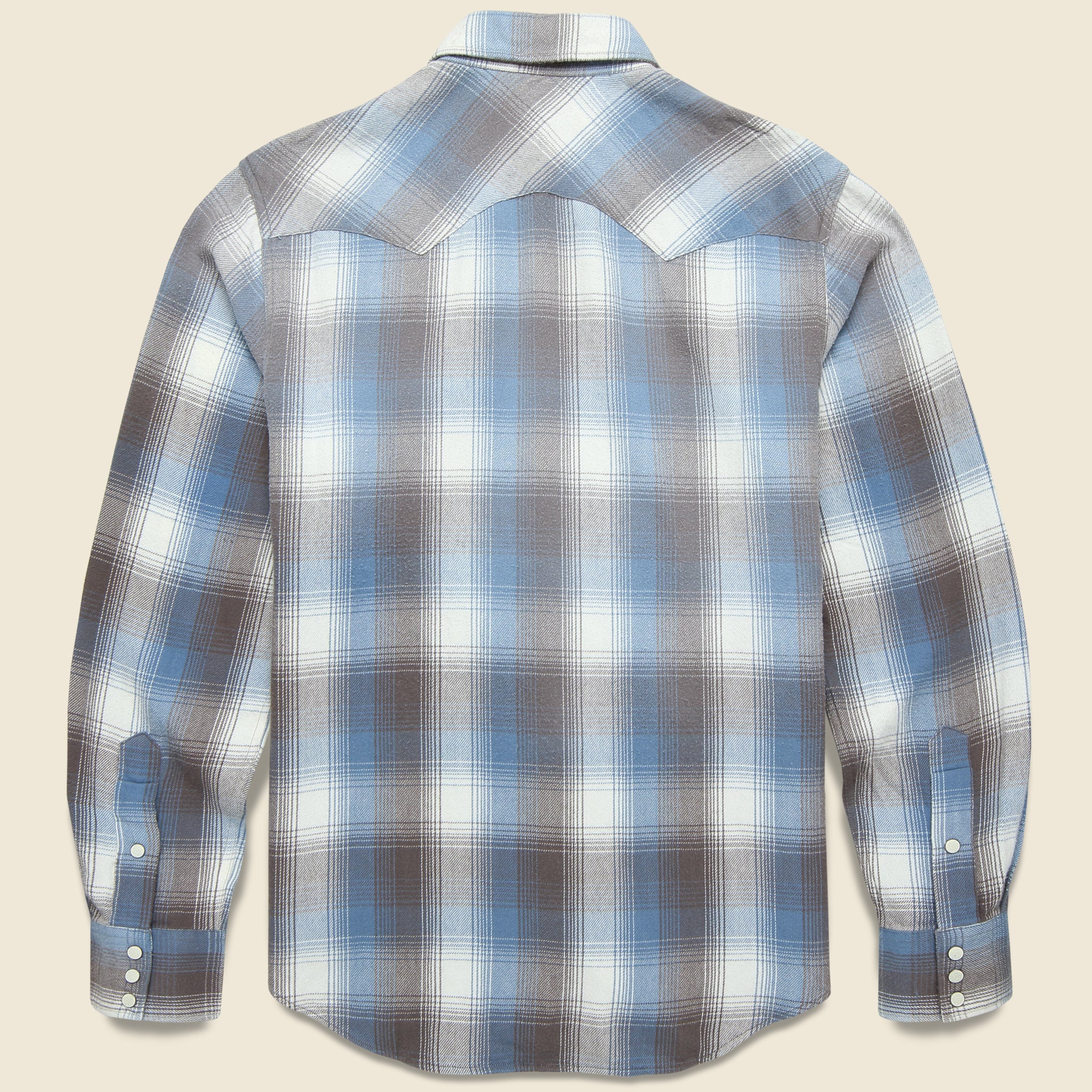 RRL, Allen Western Shirt - Blue Multi