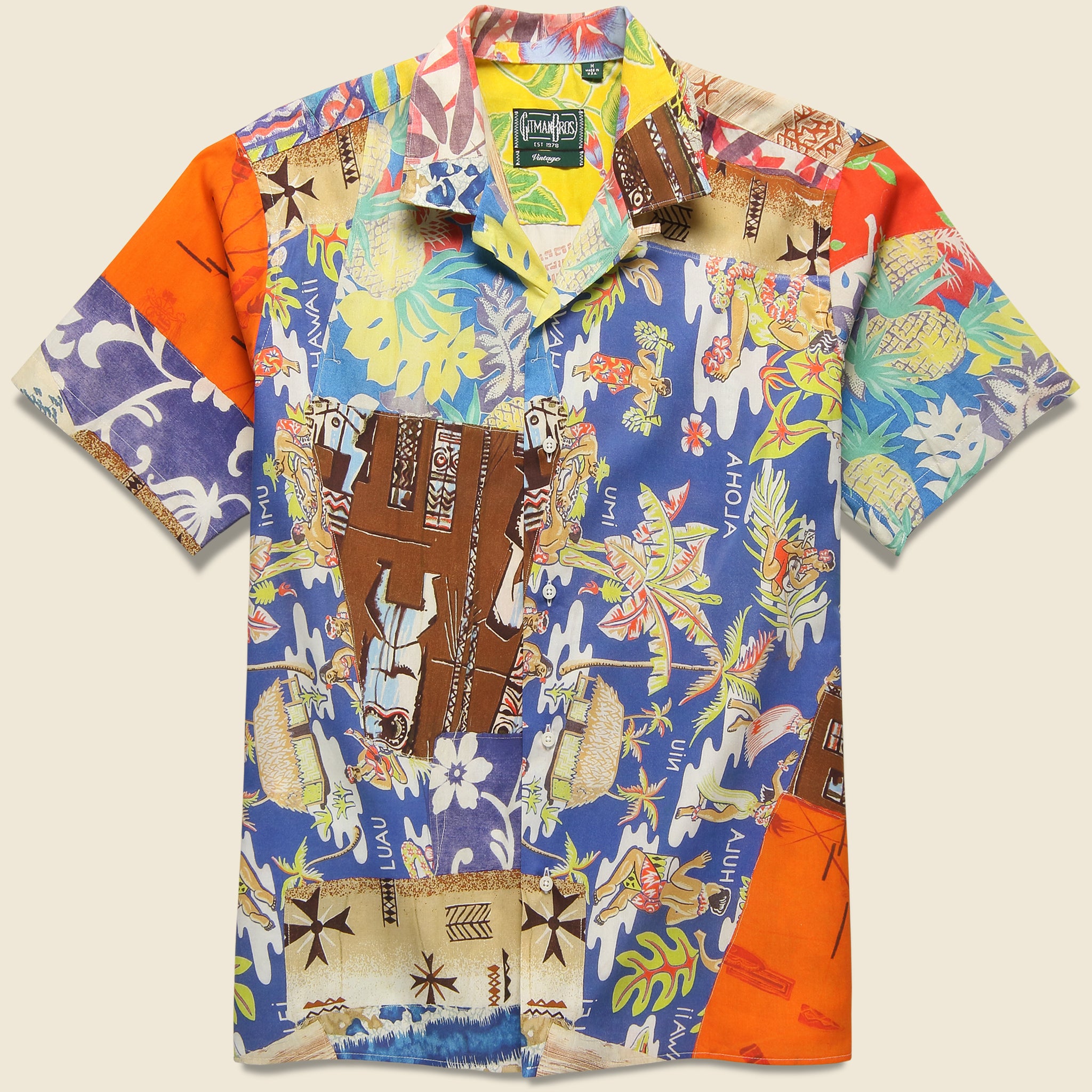 Gitman Vintage, Aloha Quilt Shirt - Multi