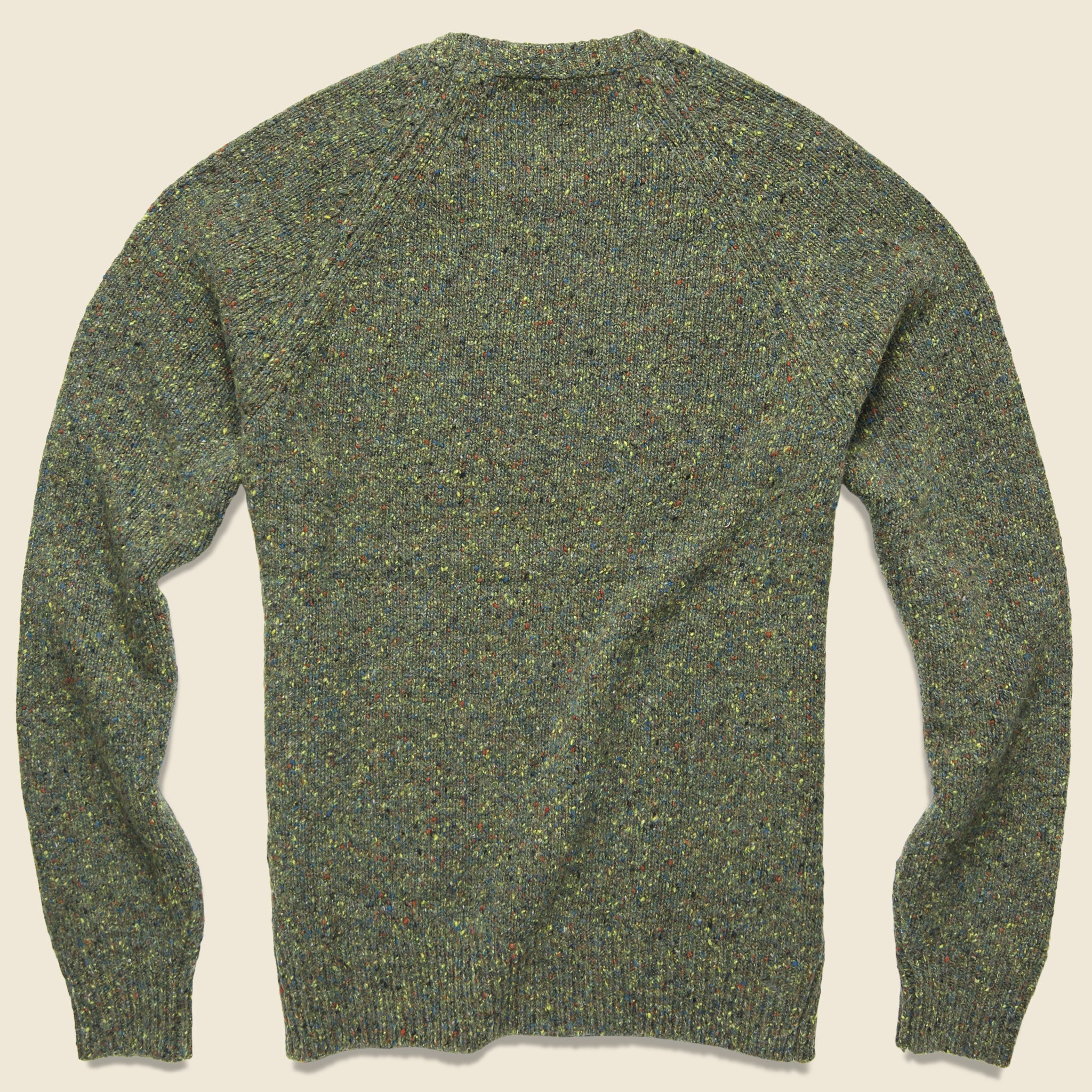 Alex Mill, Alpaca Donegal Crew Sweater - Riverbank Green