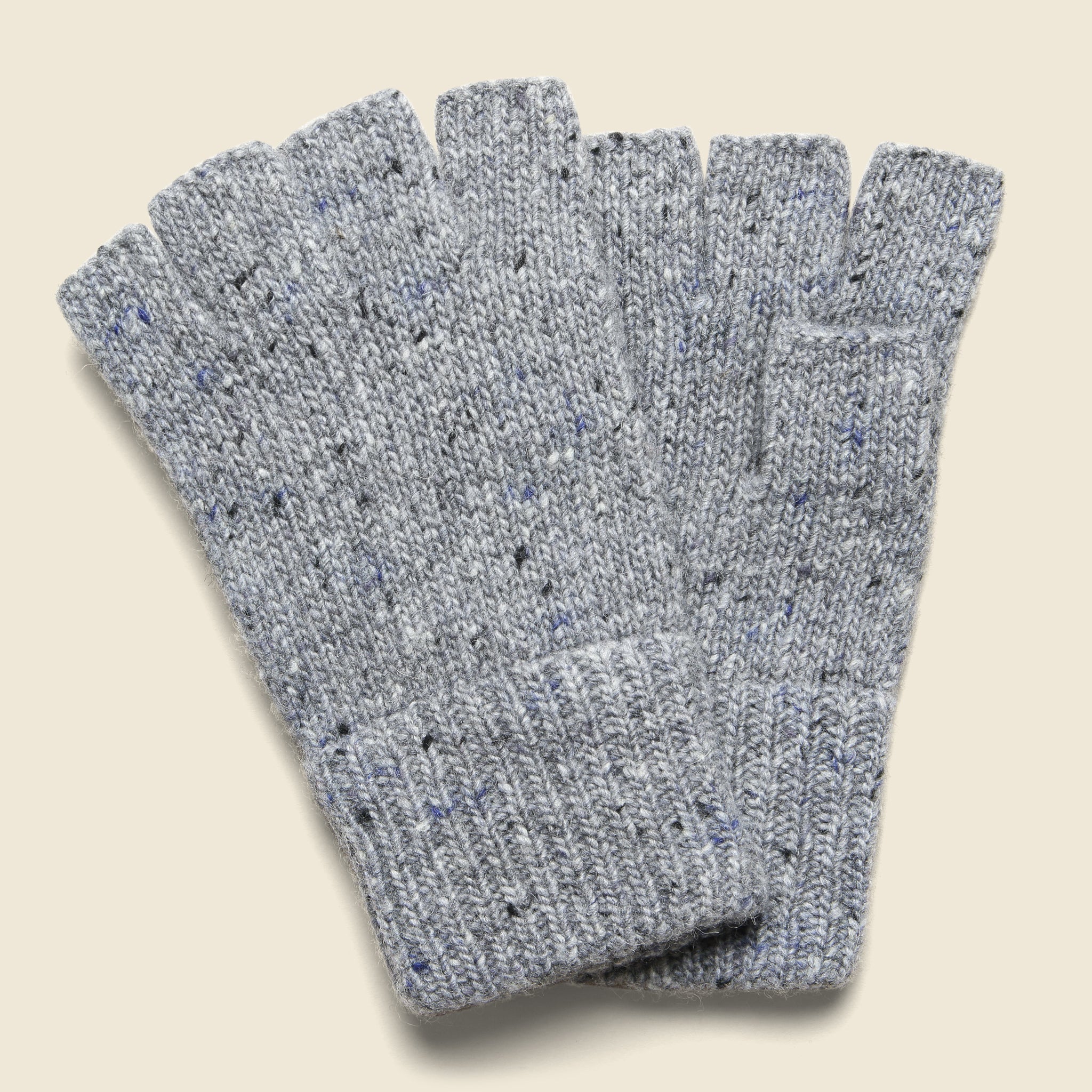 Alex Mill, Alpaca Fingerless Glove - Stone Flag