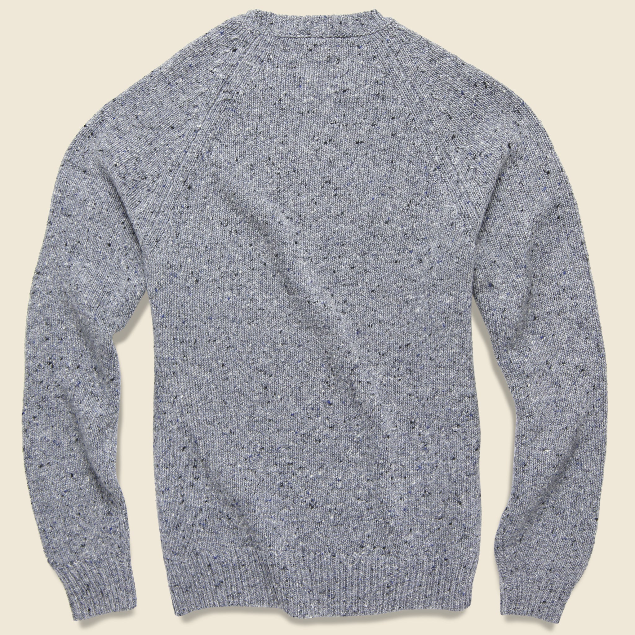 Alex Mill, Alpaca Wool Donegal Crew Sweater - Stone Flag Grey