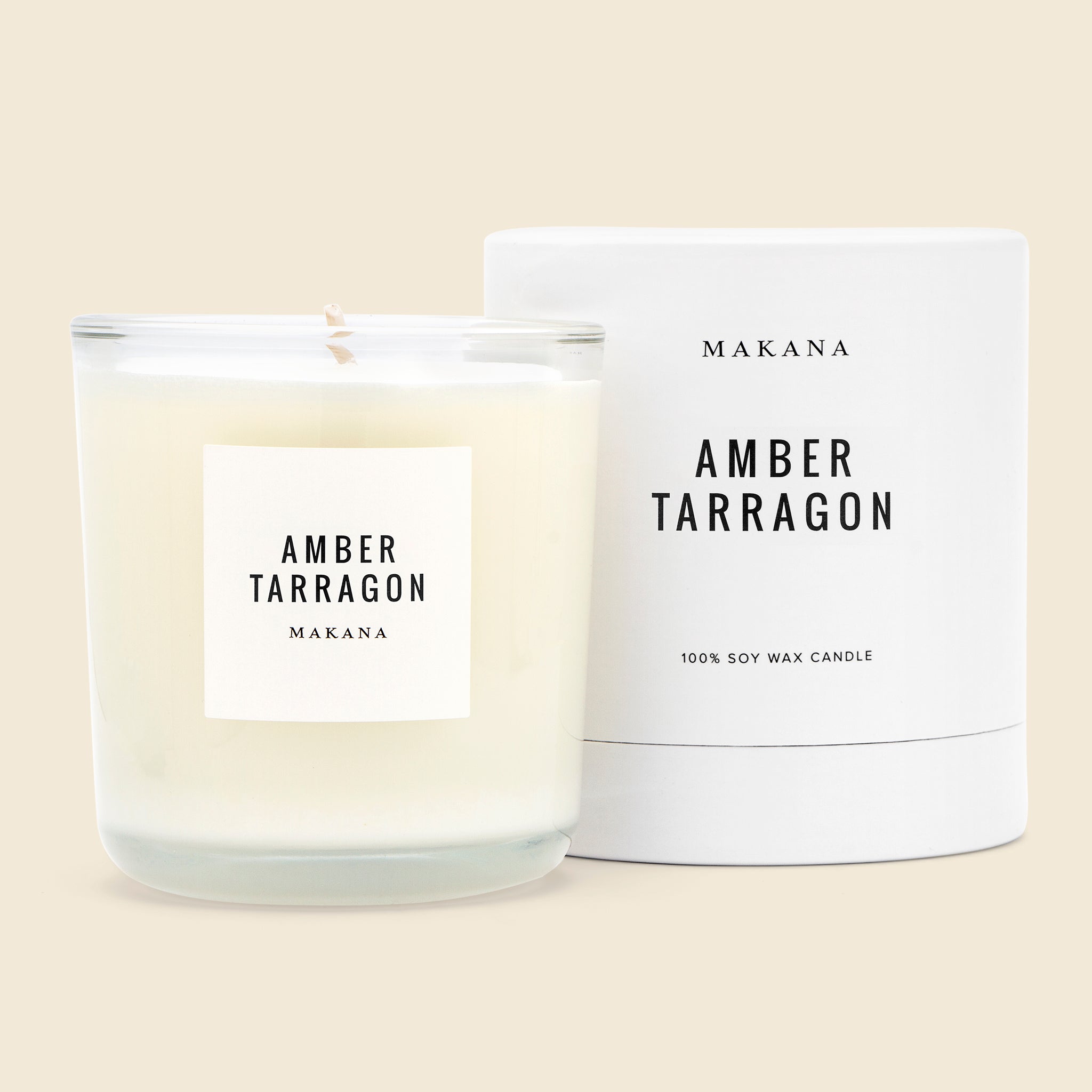 Makana, Amber Tarragon Candle