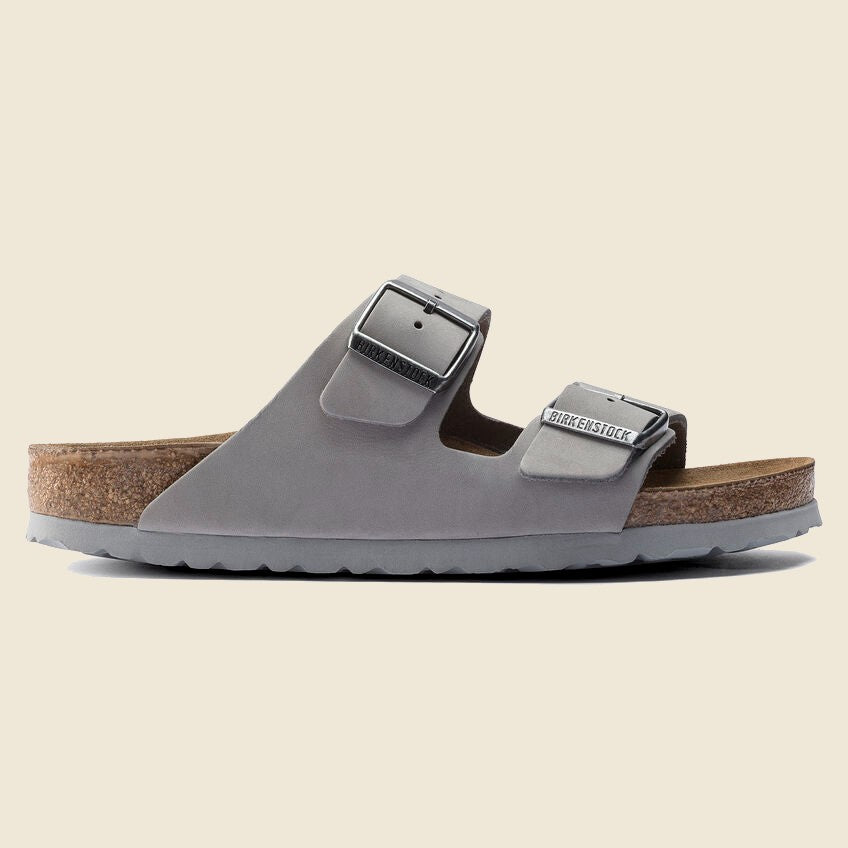 Birkenstock, Arizona Soft Footbed - Dove Gray Nubuck