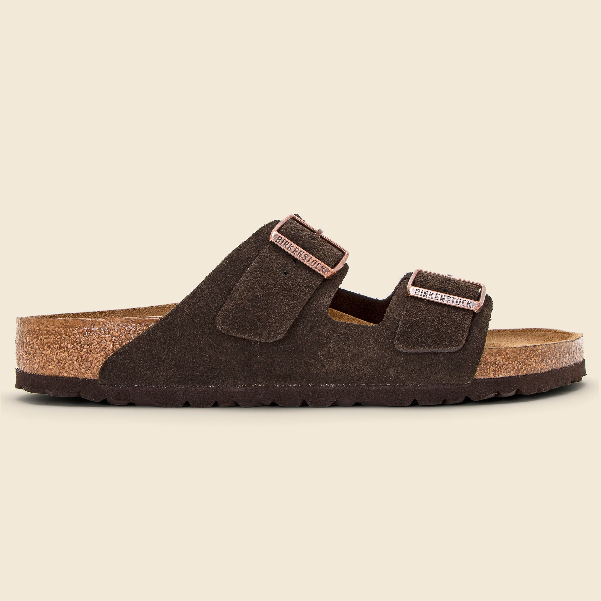 Birkenstock, Arizona Suede Sandal - Mocha