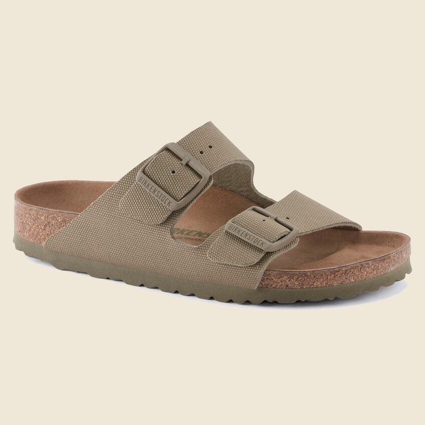 Birkenstock, Arizona Vegan - Canvas Faded Khaki