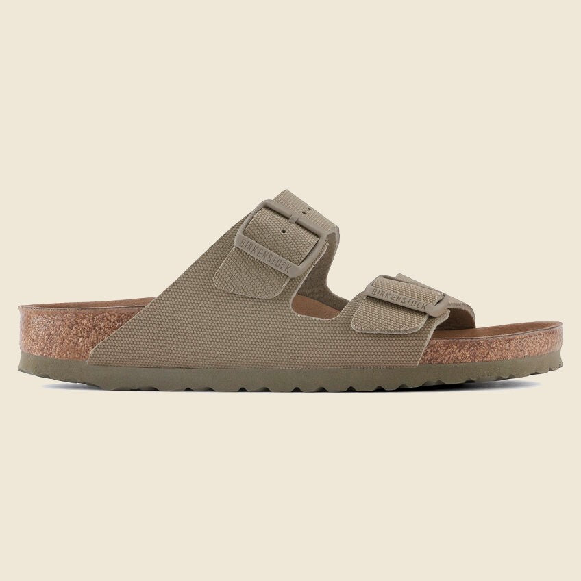 Birkenstock, Arizona Vegan - Canvas Faded Khaki