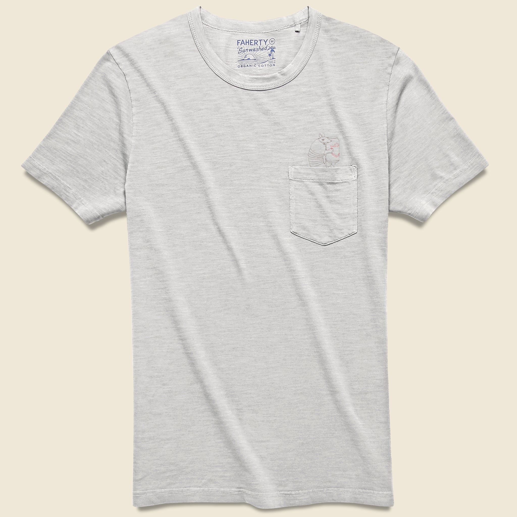 Future Vagabond, Armadillo Tee - Heather Grey