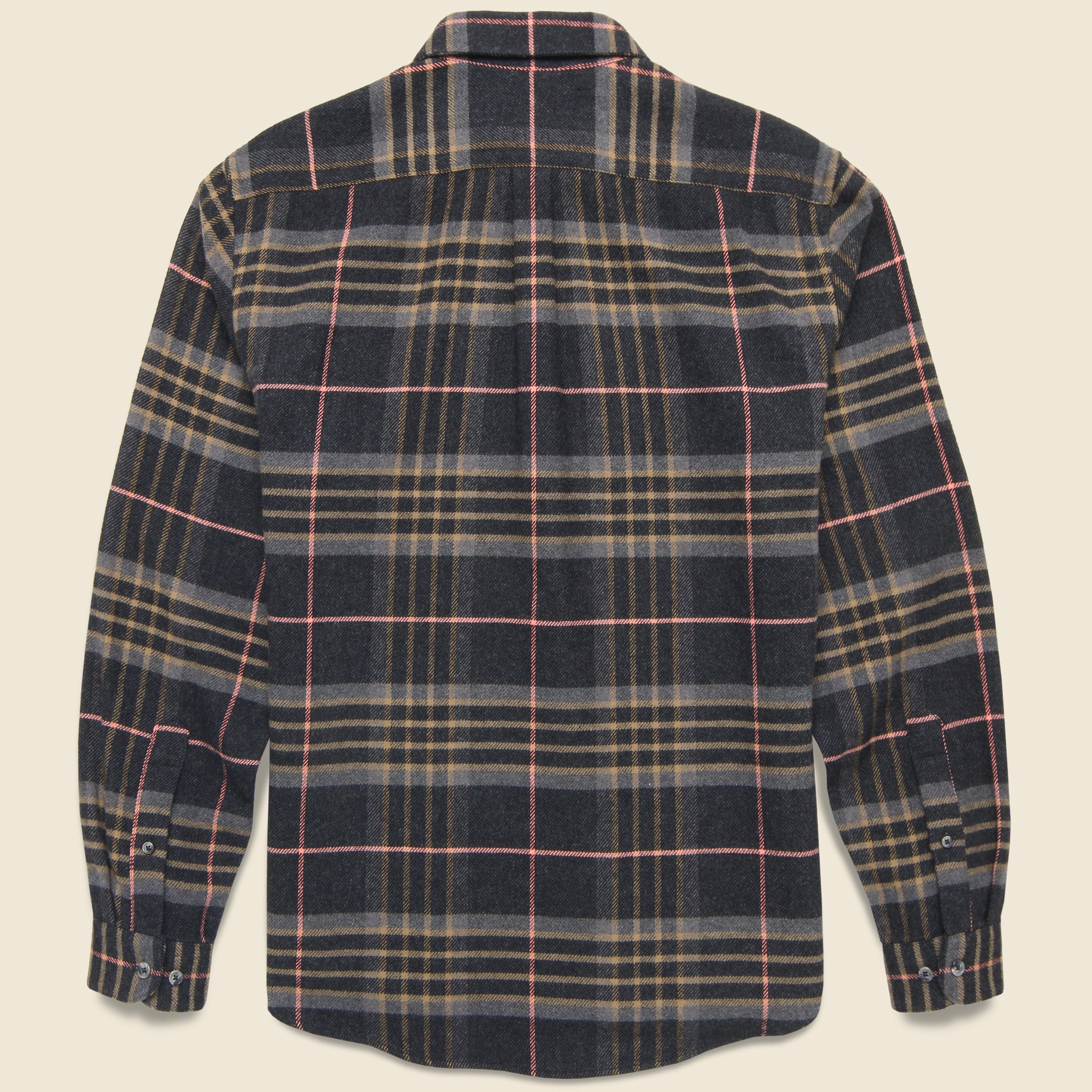 Portuguese Flannel, Arquive 72 Shirt - Black/Pink