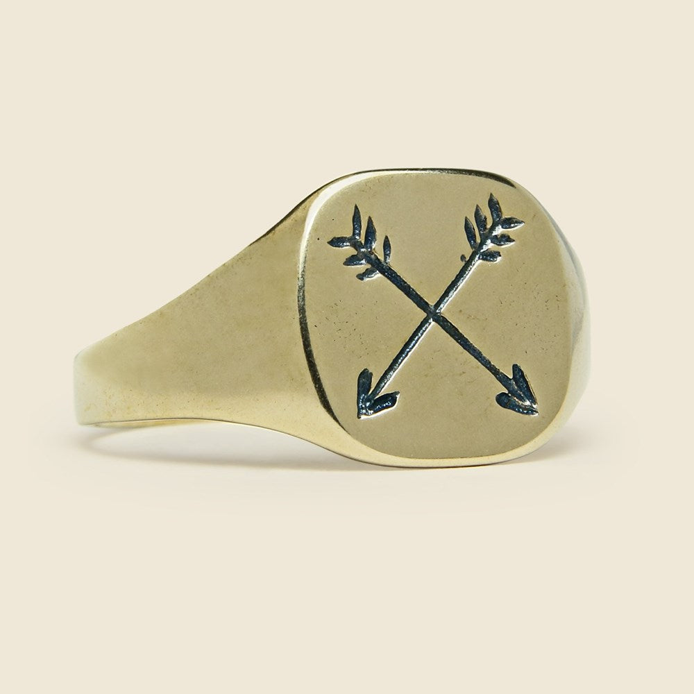 LHN Jewelry, Arrow Ring - Brass