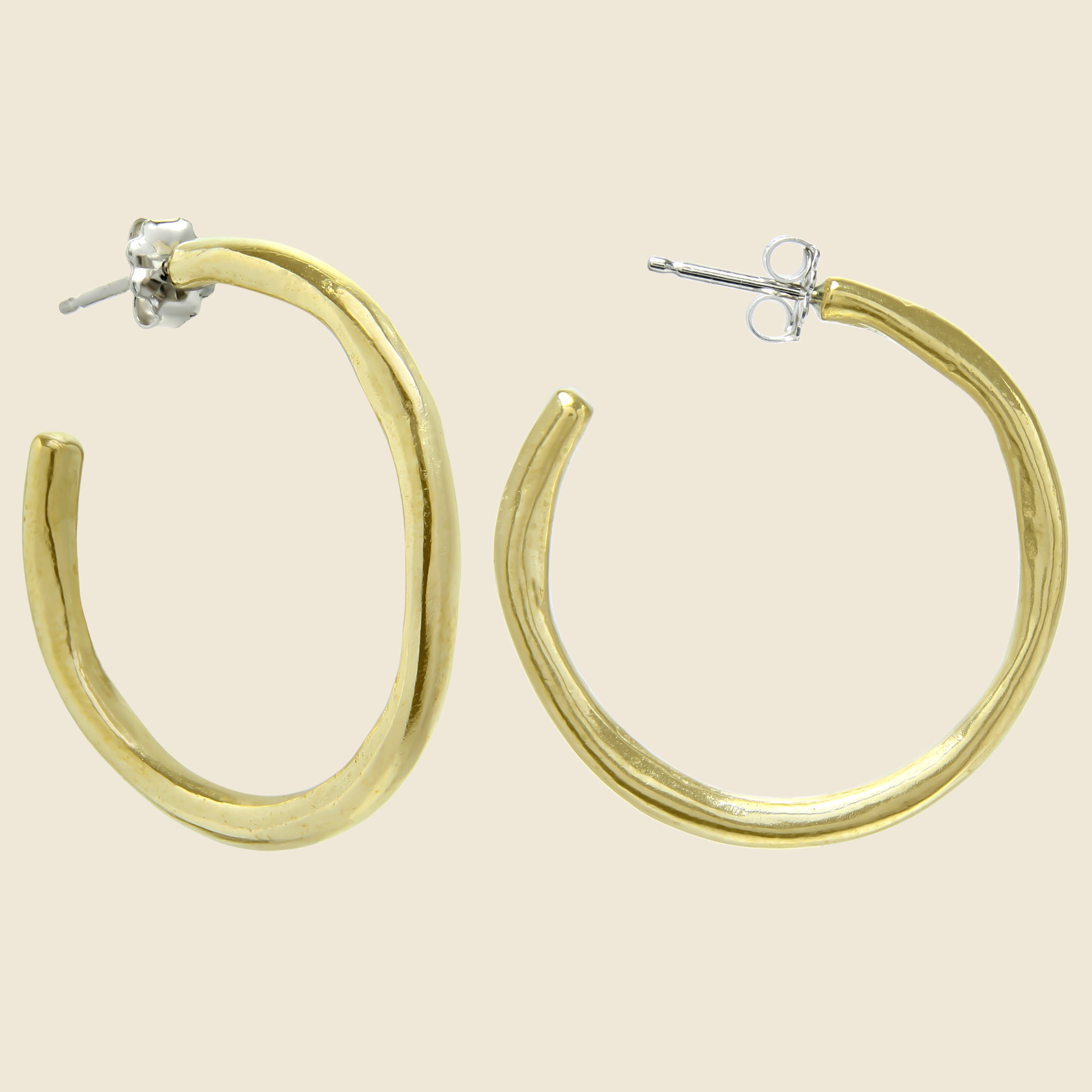 Amanda Hunt, Arroyo Hoop Earrings - Bronze