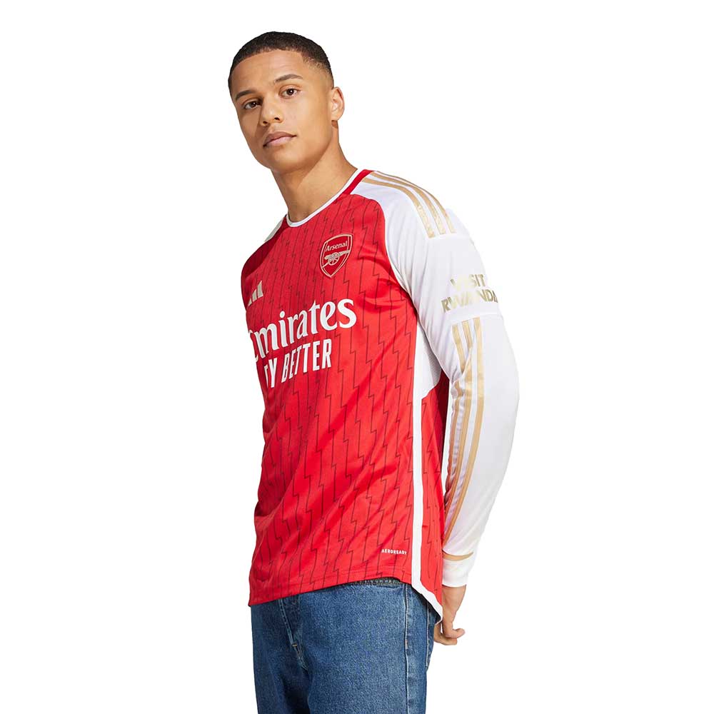 adidas, Arsenal FC Home LS Jersey - Betsca,White