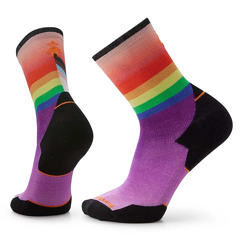 Smartwool, Athlete Edition Run Pride Progress Print Crew Socks - Multi Color