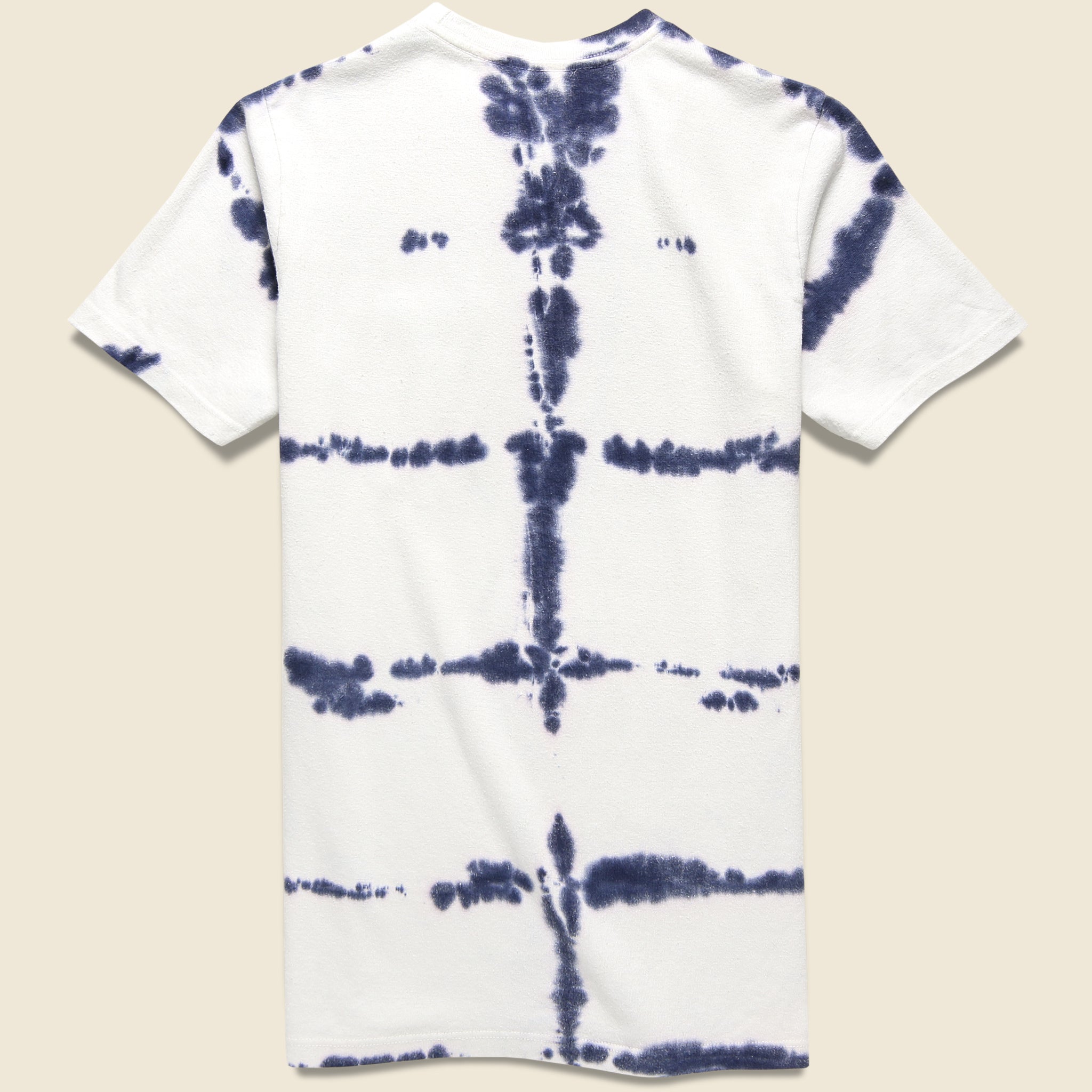 Jungmaven, Baja Pocket Tee - Indigo Shibori Tie Dye