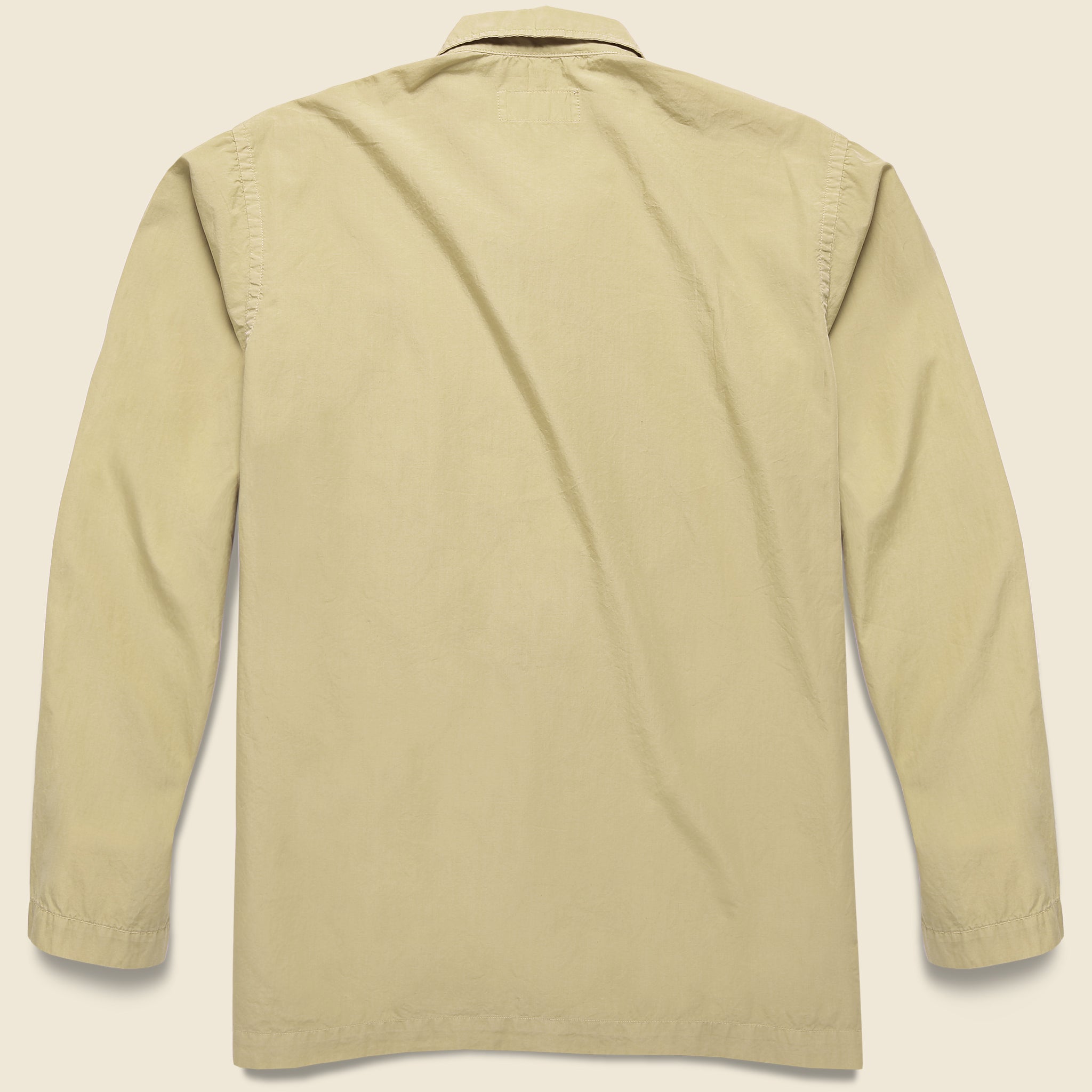 Universal Works, Bakers Poplin Overshirt - Sand