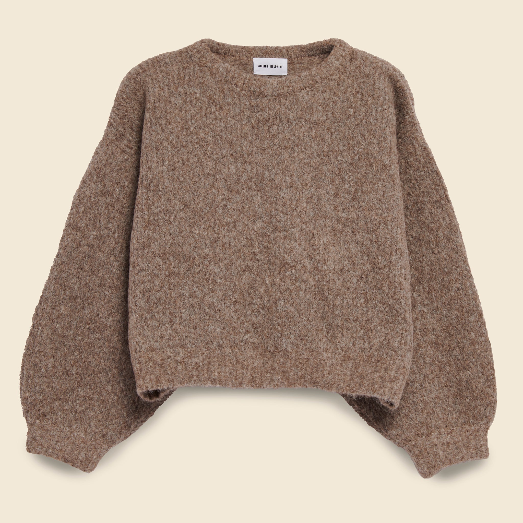 Atelier Delphine, Balloon Sleeve Sweater - Deer