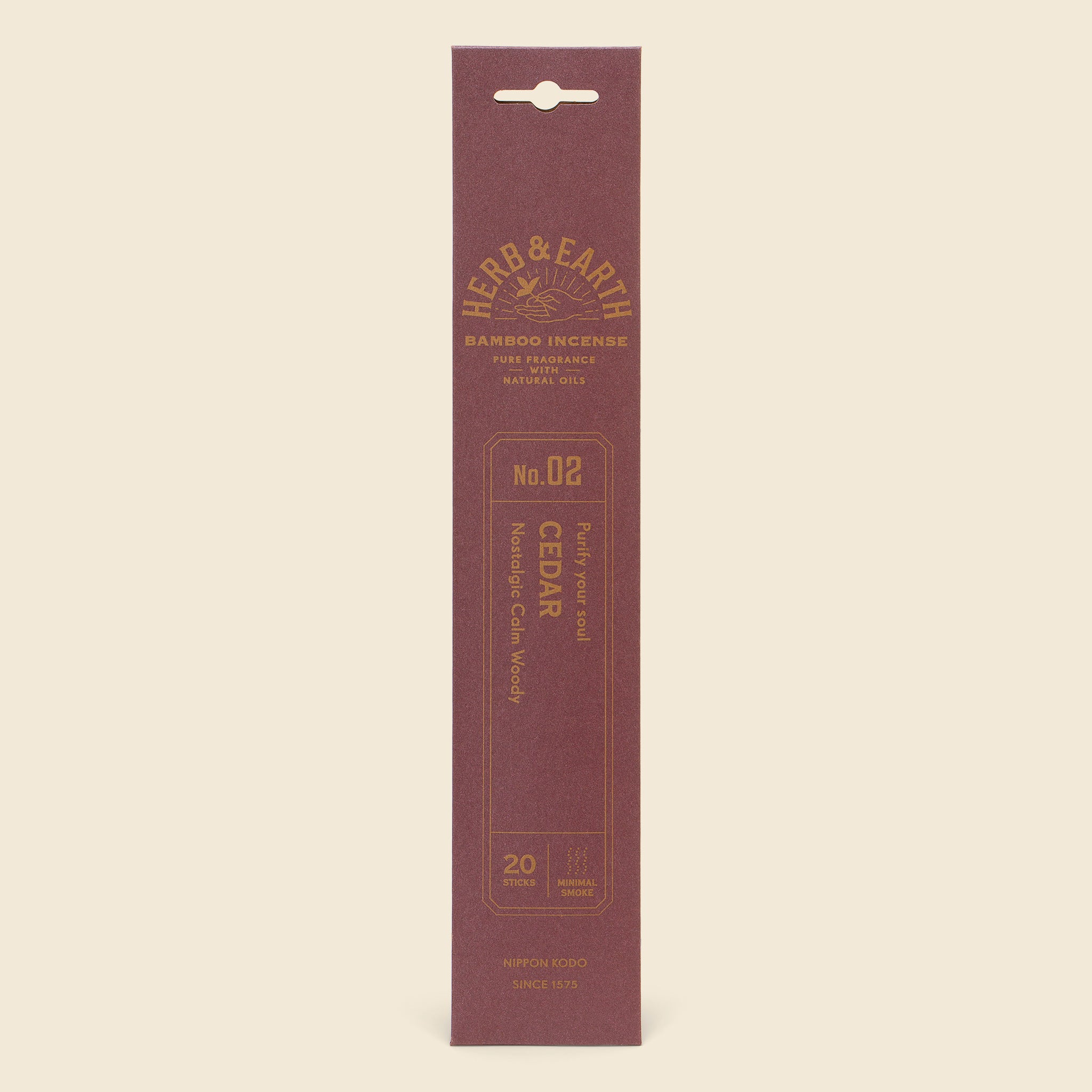 Nippon Kodo, Bamboo Incense - Cedar