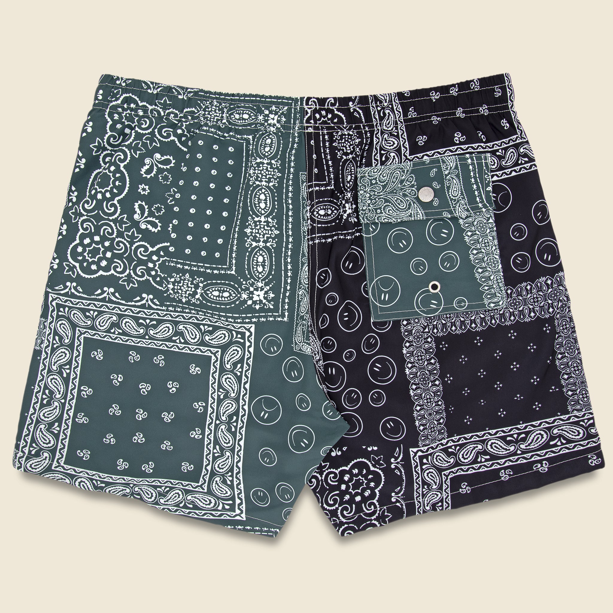 Bather, Bandana Swim Trunk - Multi