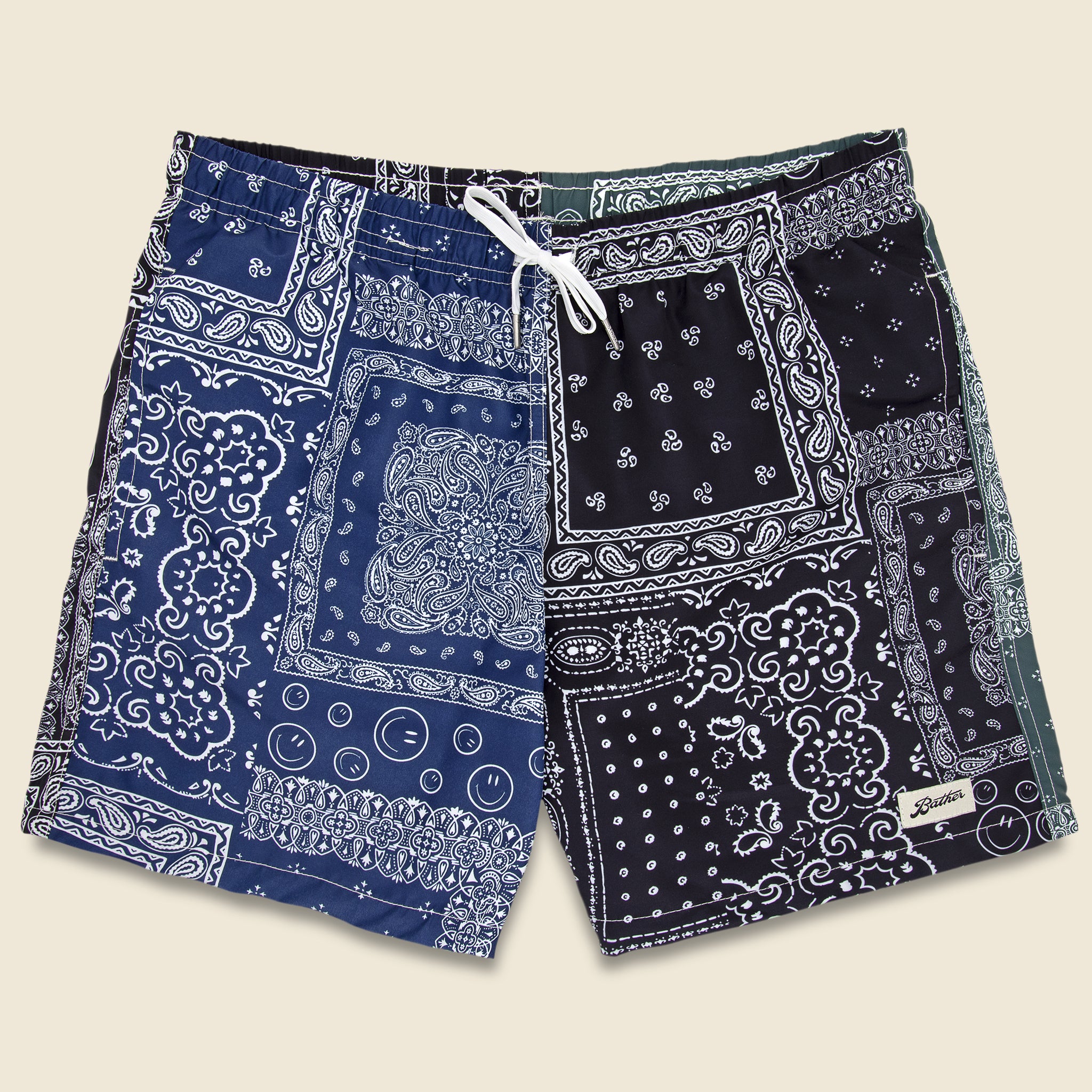 Bather, Bandana Swim Trunk - Multi