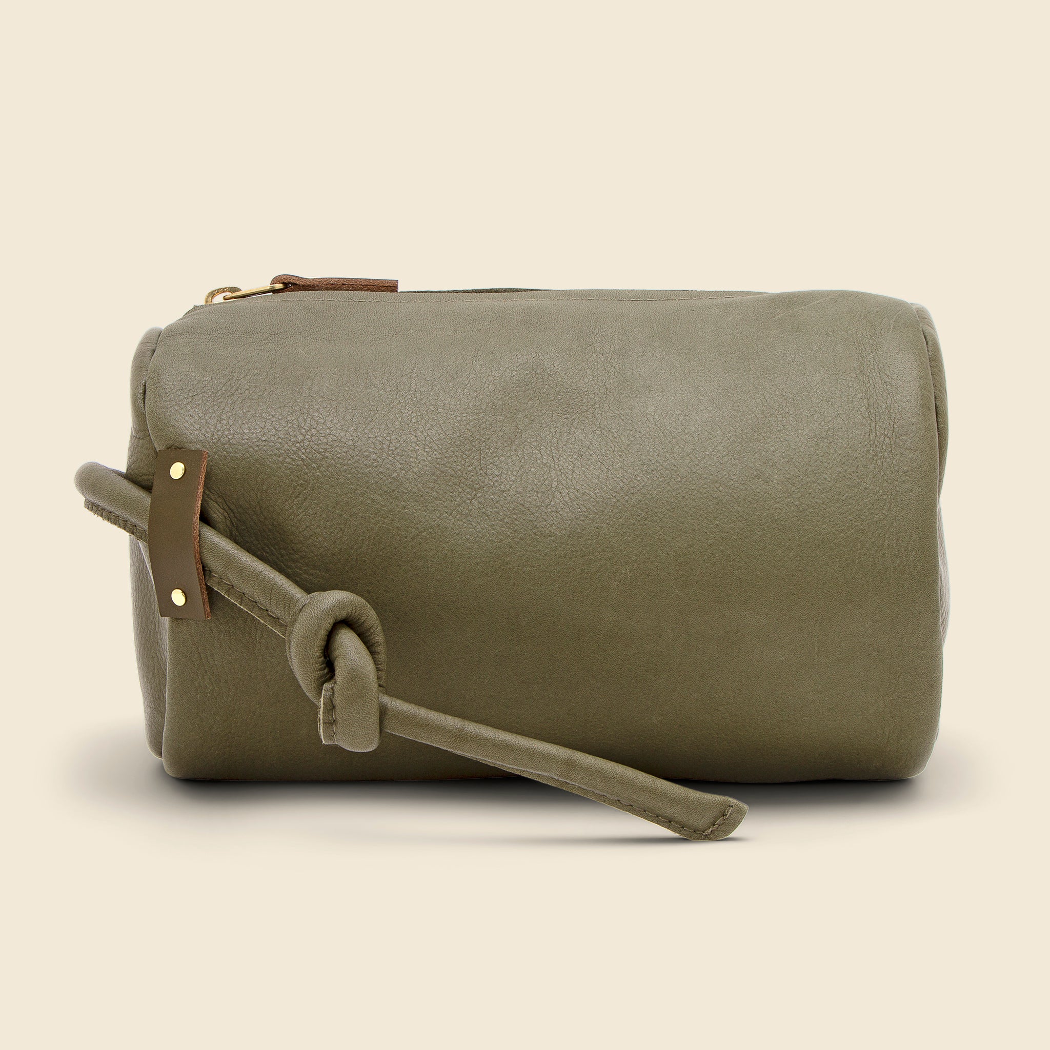 8.6.4 Design, Barrel Zipper Pouch - Olive