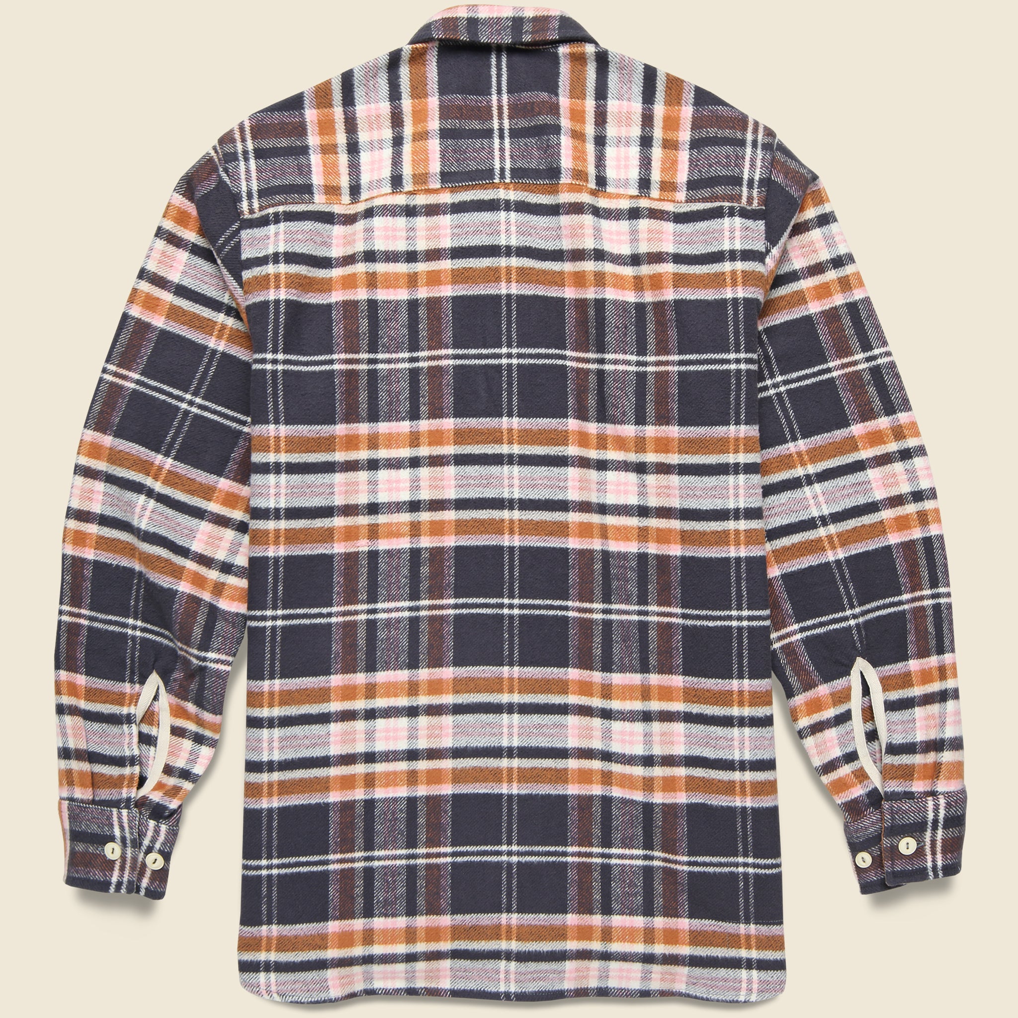 Universal Works, Barrow Brushed Flannel Workshirt - Grey Check