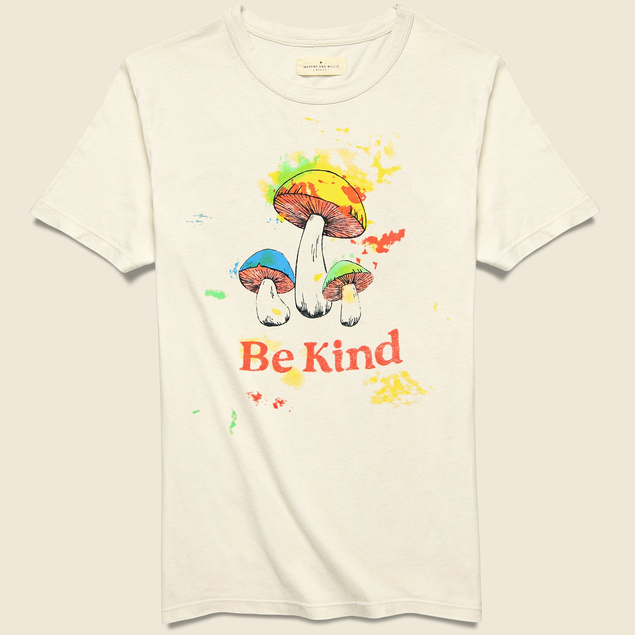 Imogene + Willie, Be Kind Tee - White