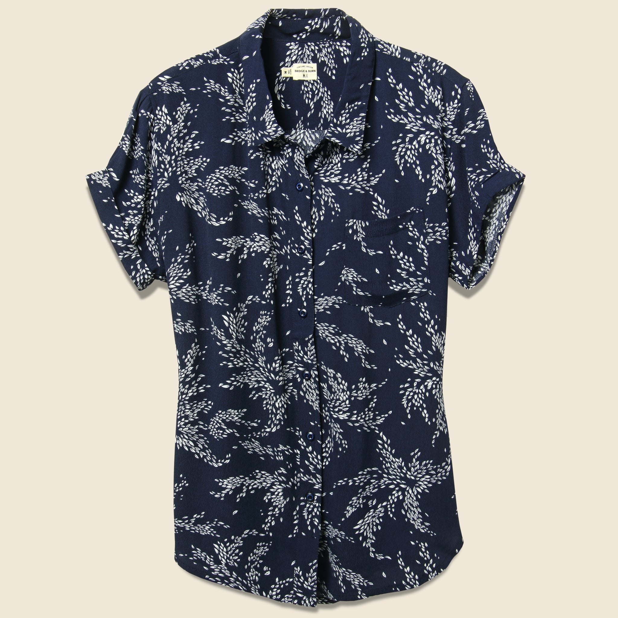 Bridge & Burn, Bea Top - Navy Floral