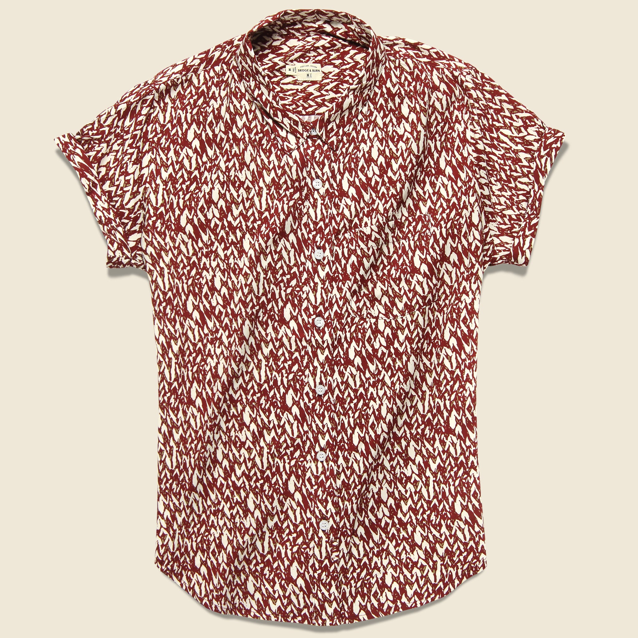 Bridge & Burn, Bea Top - Red Print