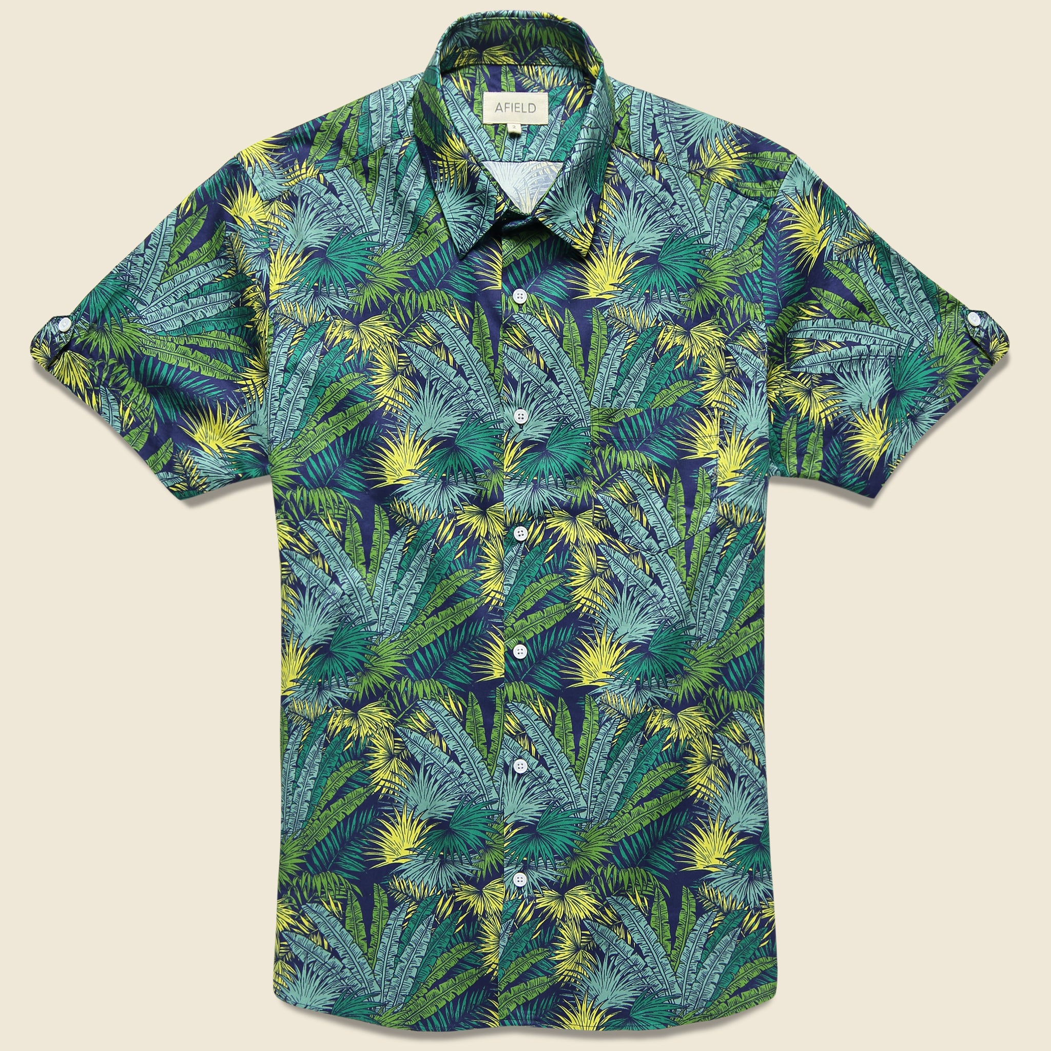 Afield, Beach Shirt - Palms