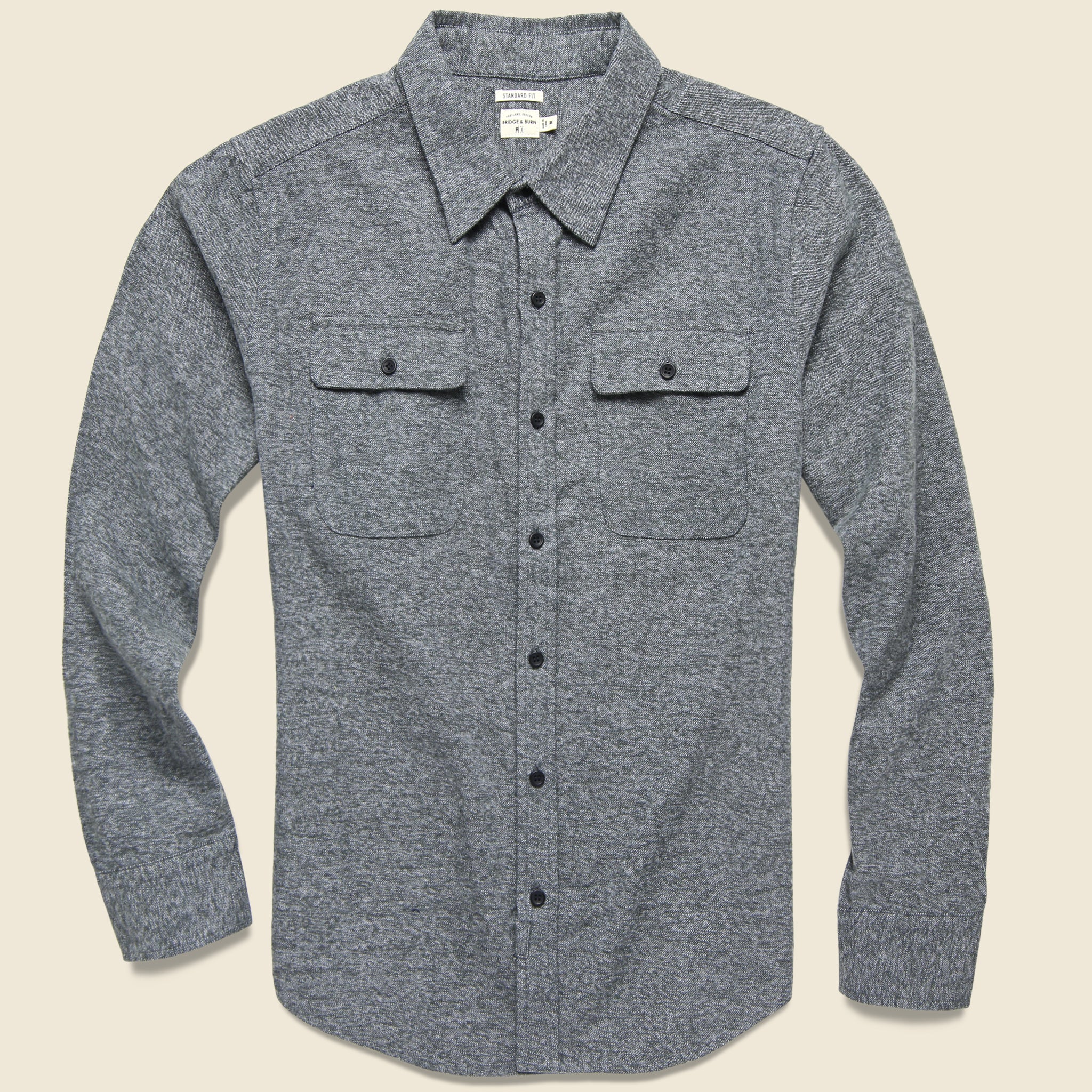 Bridge & Burn, Bedford Flannel - Moss Heather