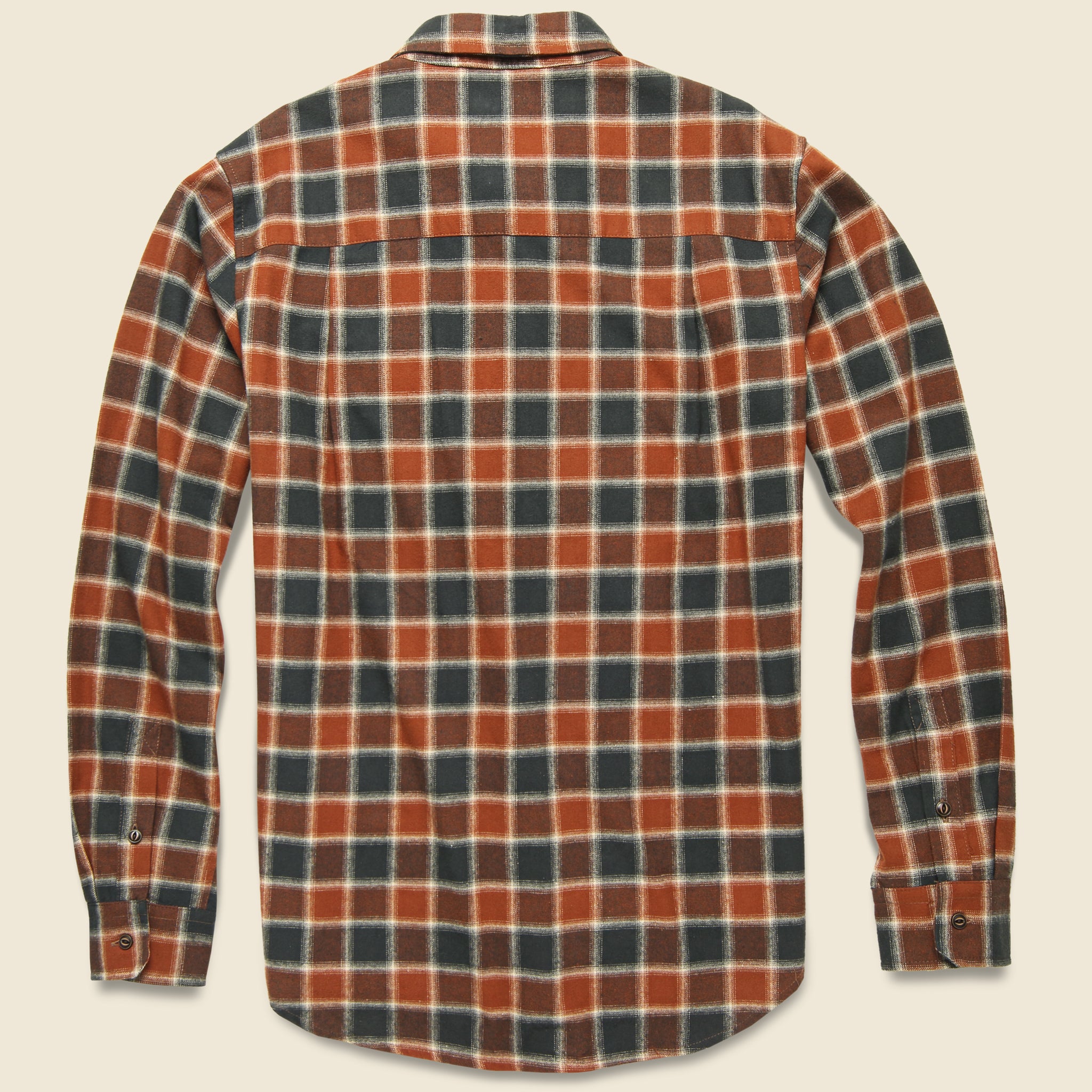 Bridge & Burn, Bedford Flannel - Rust Charcoal Plaid