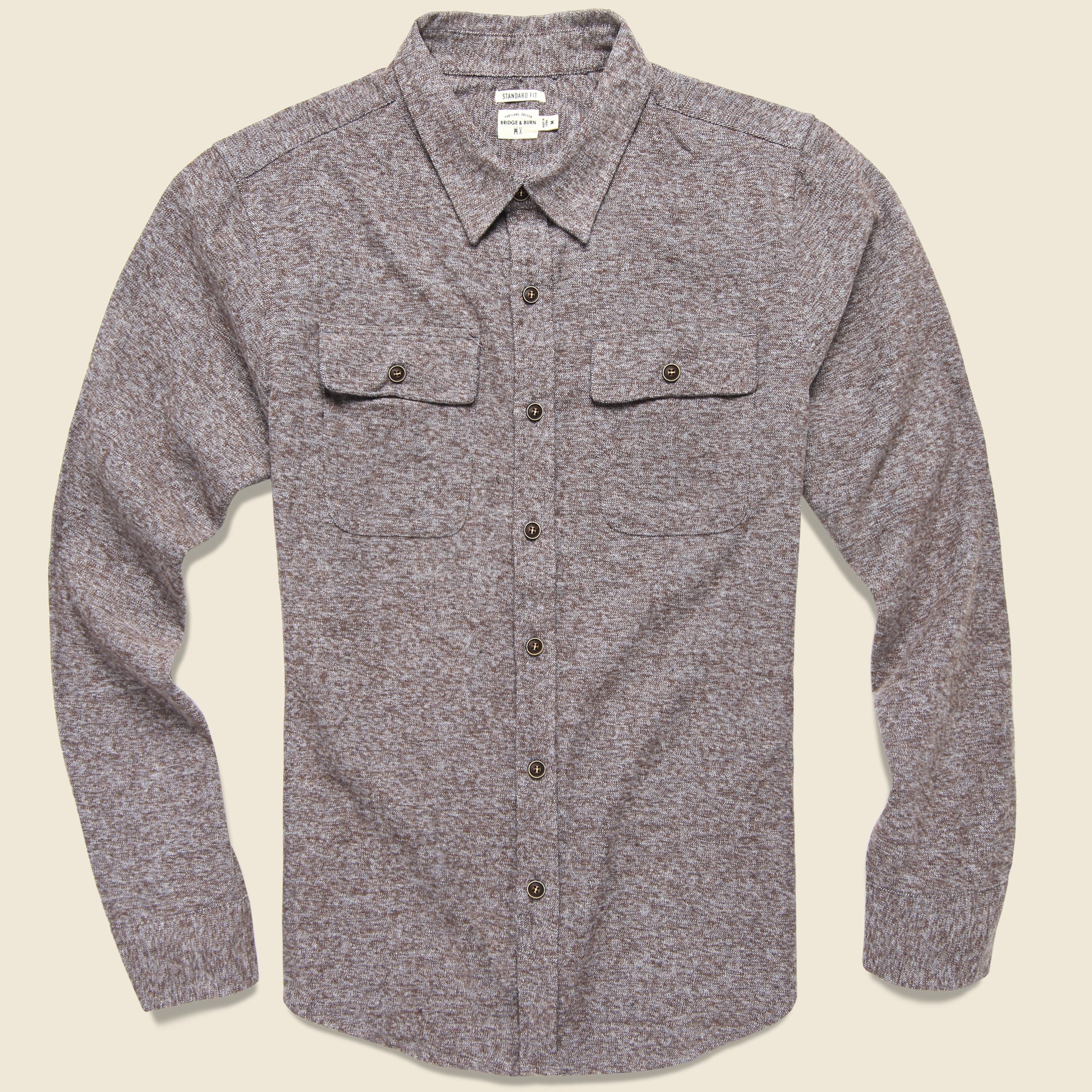 Bridge & Burn, Bedford Flannel - Umber Heather