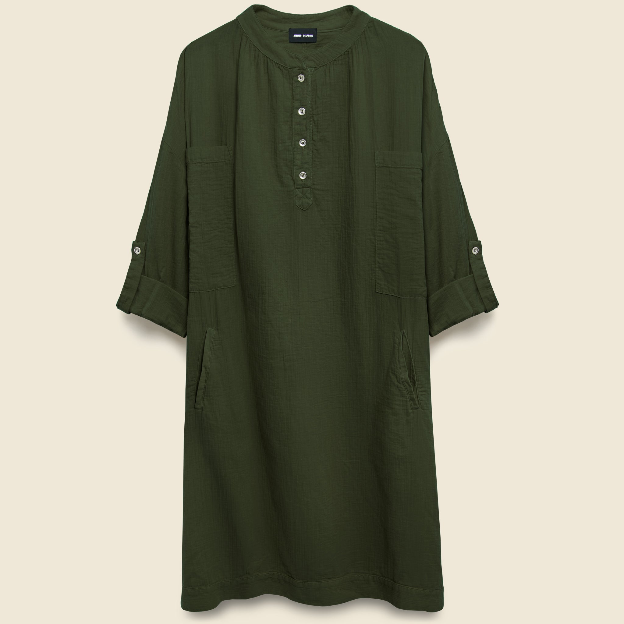 Atelier Delphine, Beni Dress - Hunter Green